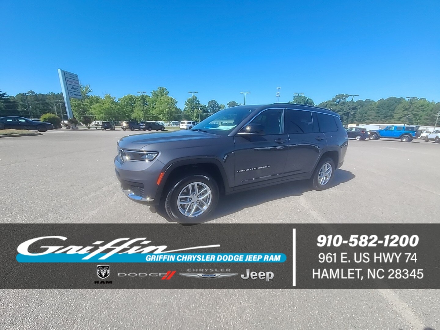 2026 Jeep Grand Cherokee L LAREDO X 4X4 Baltic Gray at Griffin CDJR