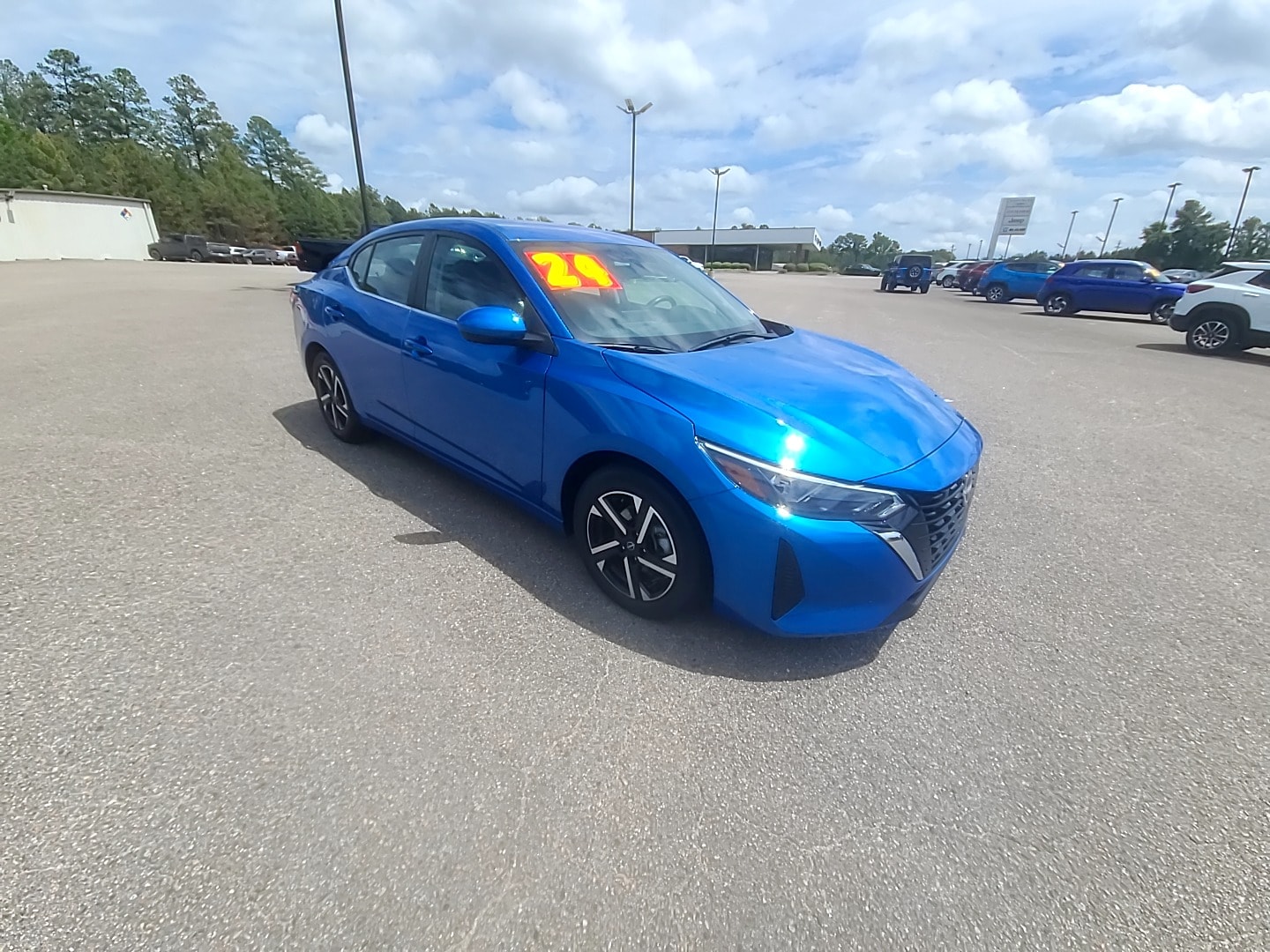 2024 Nissan Sentra SV Electric Blue Metallic at Griffin Nissan