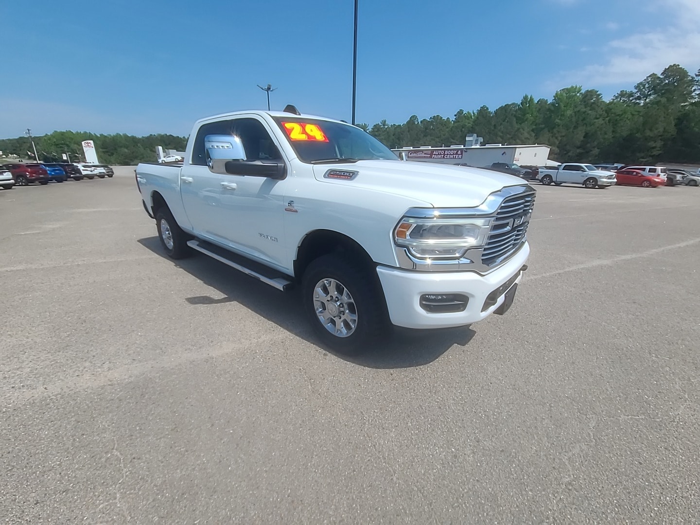 2024 Ram 2500 Laramie Bright White Clearcoat at Griffin CDJR