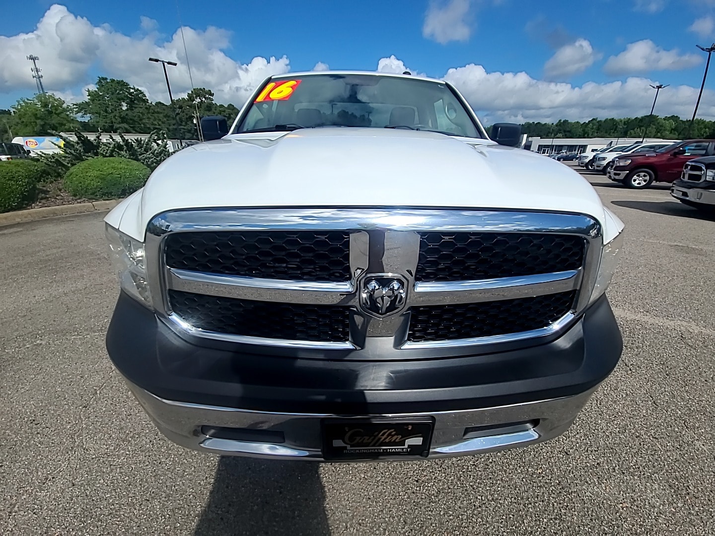 Used 2016 RAM Ram 1500 Pickup Tradesman with VIN 3C6JR6AG8GG306014 for sale in Hamlet, NC