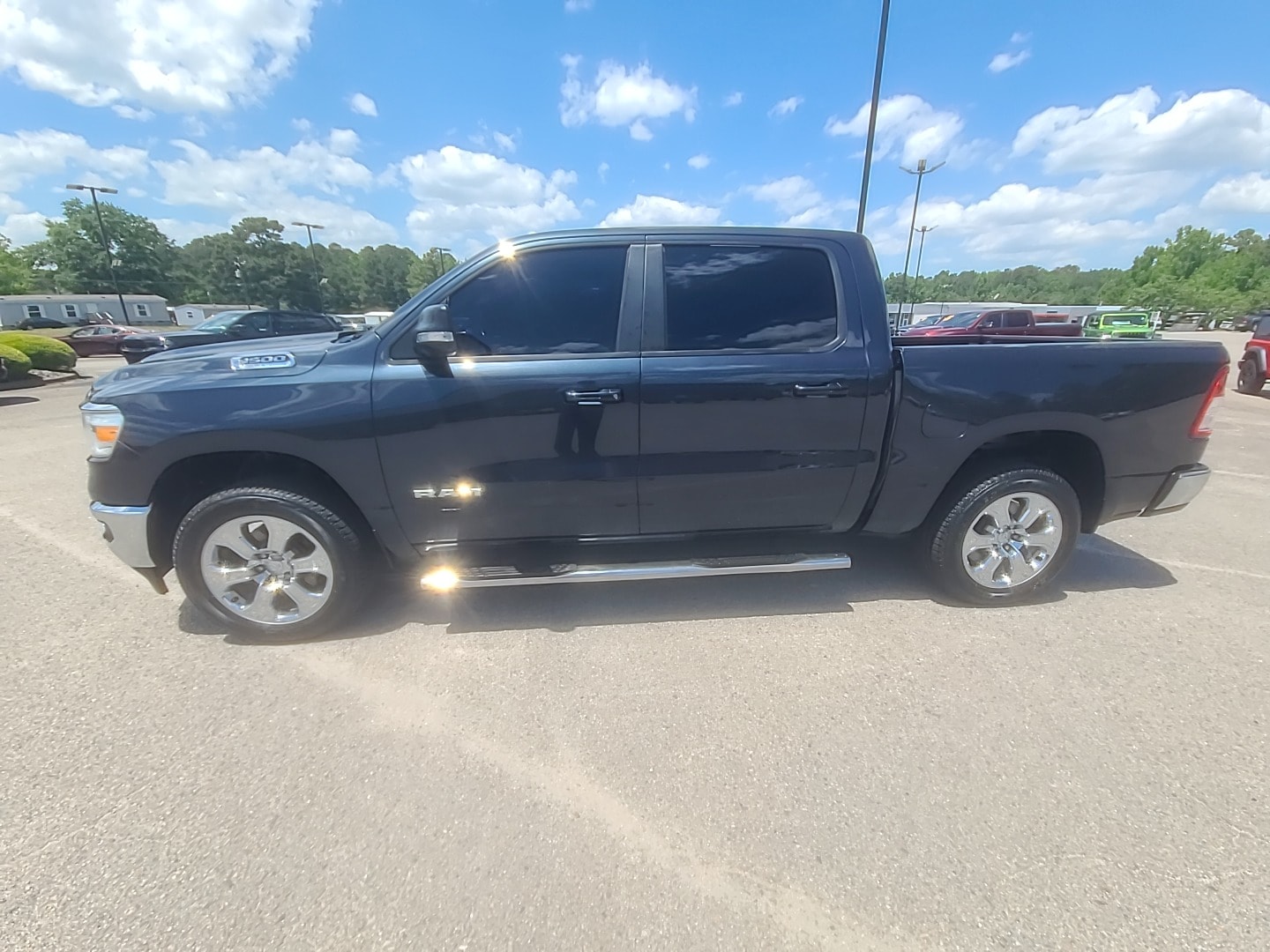2021 Ram 1500 Big Horn Maximum Steel Metallic Clearcoat at Stokes Toyota Beaufort