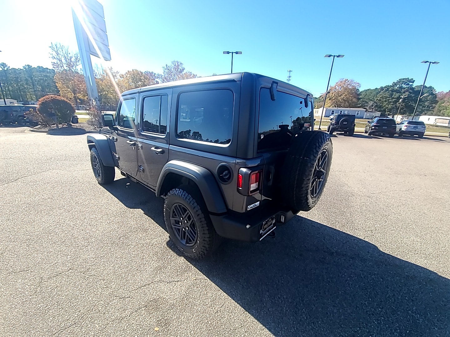 2026 Jeep Wrangler 4-DOOR SPORT S granite crystal metallic clearcoat at Griffin CDJR