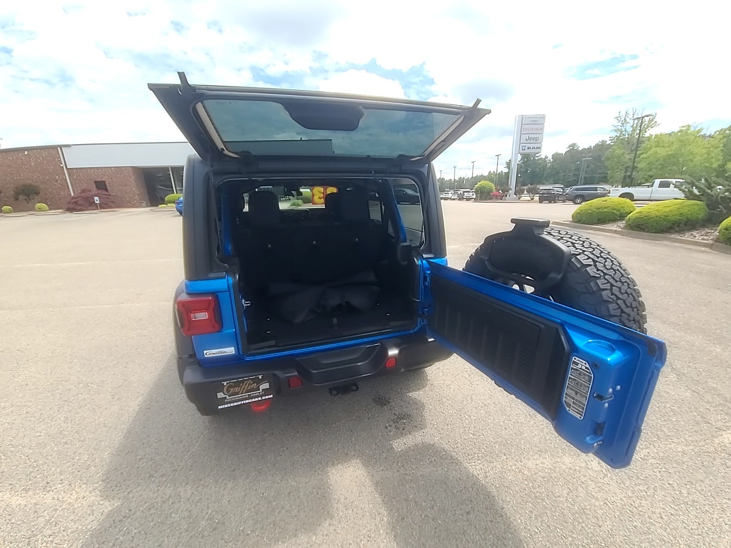 2025 Jeep Wrangler Rubicon Hydro Blue Pearlcoat at Marchant Chevrolet