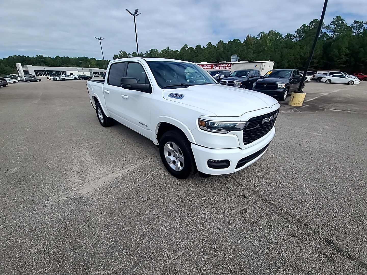 2025 Ram 1500 Big Horn Bright White Clearcoat at Ravenel Ford