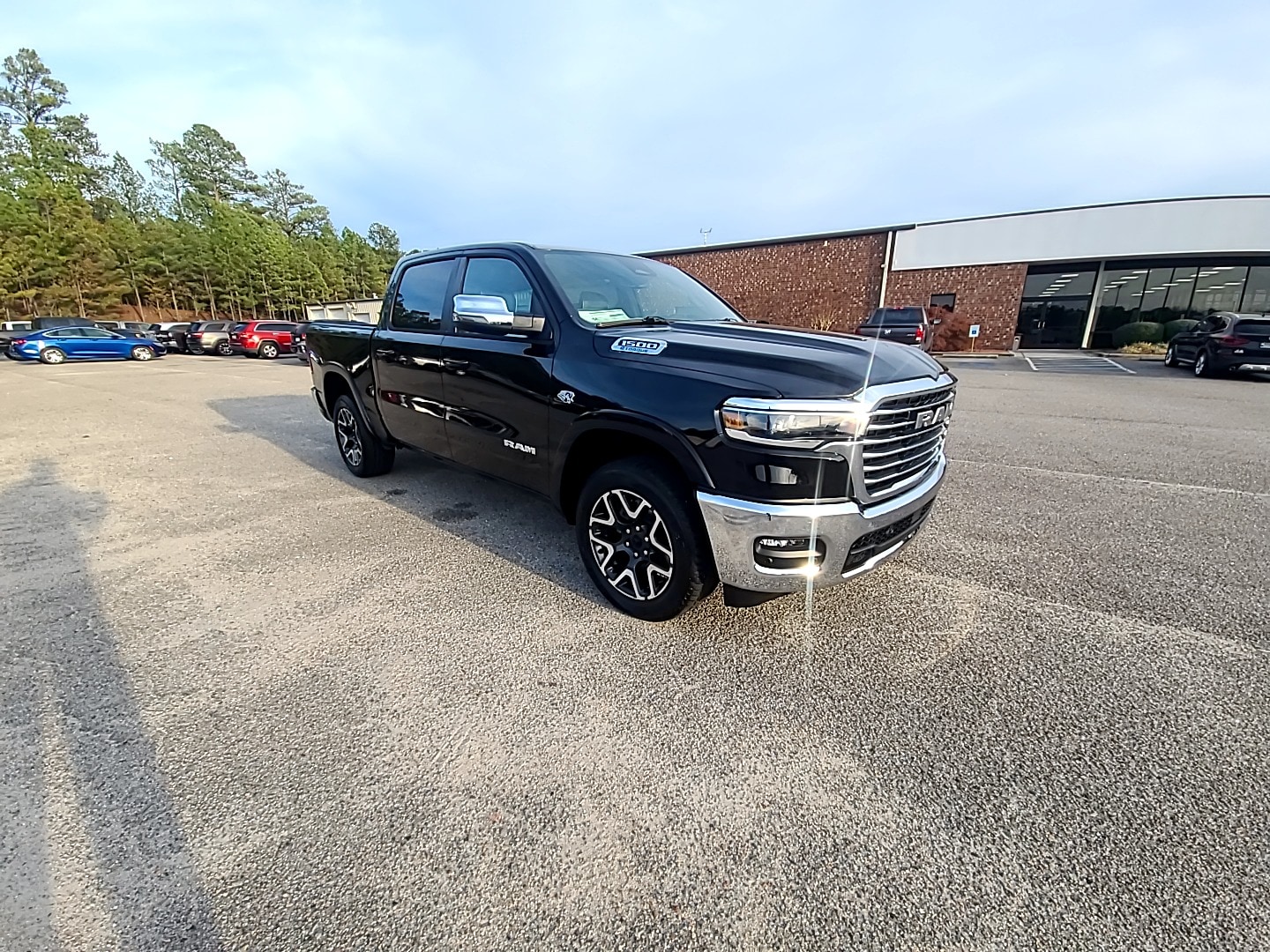 2026 Ram 1500 LARAMIE CREW CAB 4X4 5'7 BOX Diamond Black Crystal Pearlcoat at Griffin CDJR