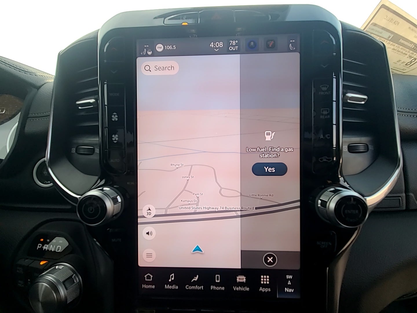 2026 Ram 1500 LARAMIE CREW CAB 4X4 5'7 BOX Diamond Black Crystal Pearlcoat at Griffin CDJR