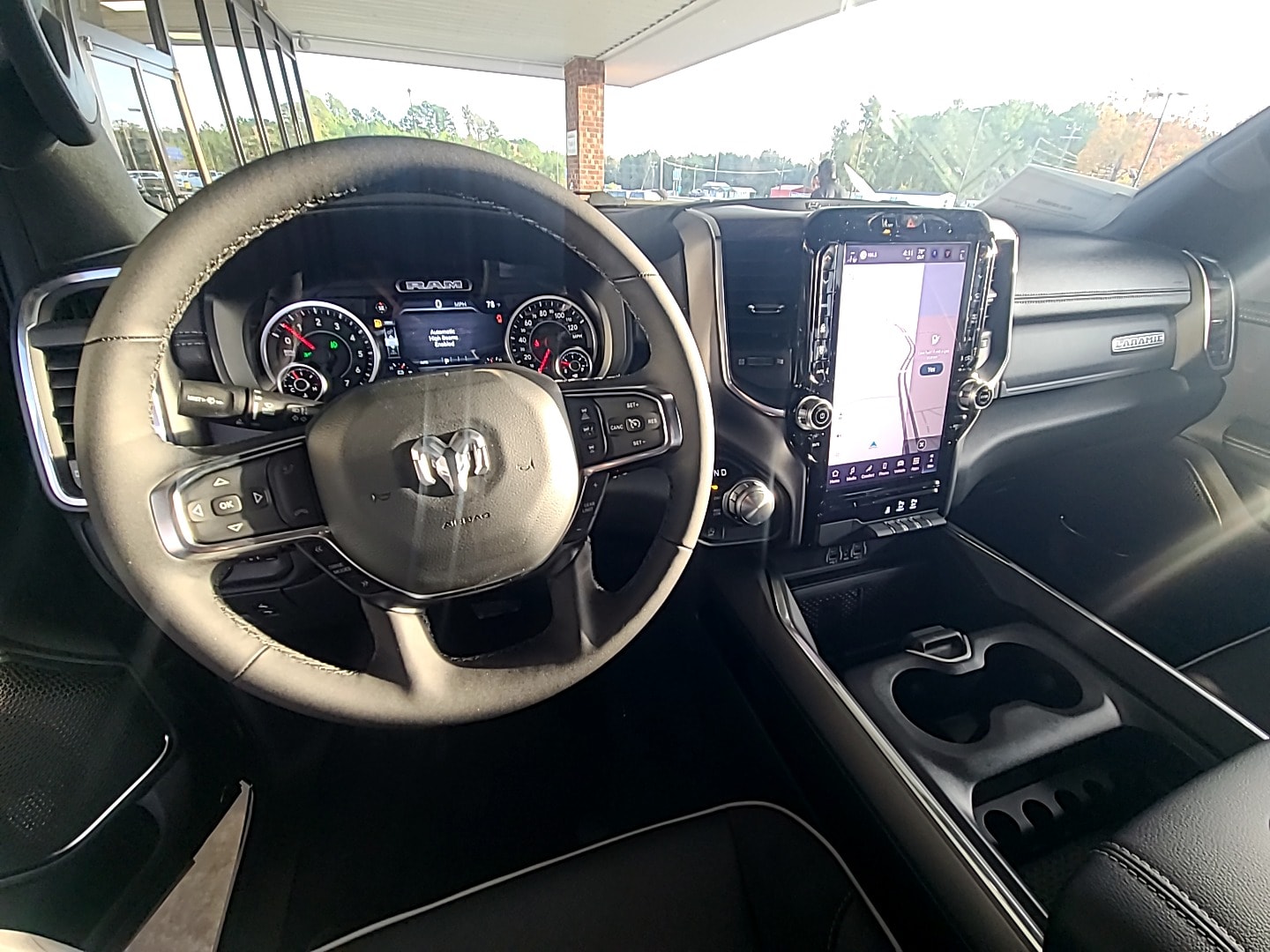 2026 Ram 1500 LARAMIE CREW CAB 4X4 5'7 BOX Diamond Black Crystal Pearlcoat at Griffin CDJR