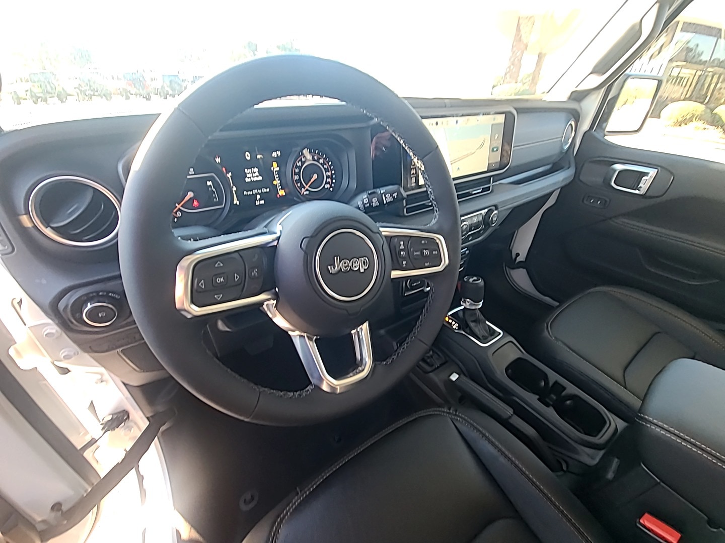 2026 Jeep Wrangler 4-DOOR SAHARA bright white clearcoat at Griffin CDJR