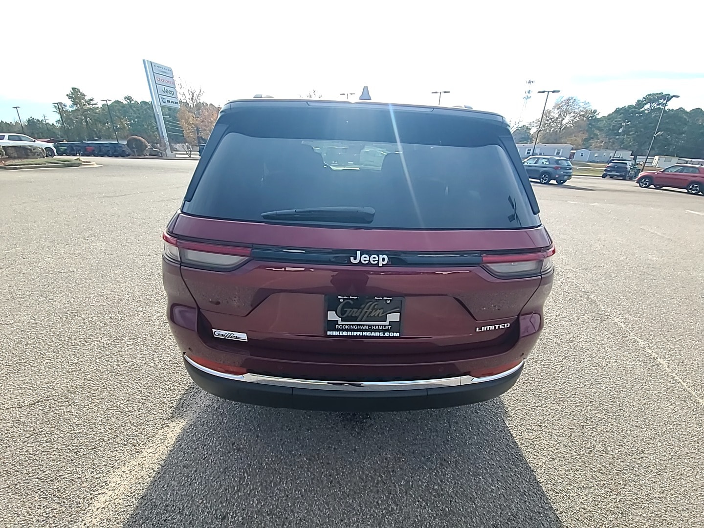 2025 Jeep Grand Cherokee LIMITED 4X2 Velvet Red Pearlcoat at Griffin CDJR