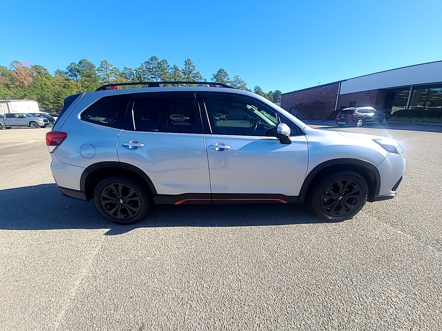 2024 Subaru Forester Sport Ice Silver Metallic at Stokes Toyota Beaufort