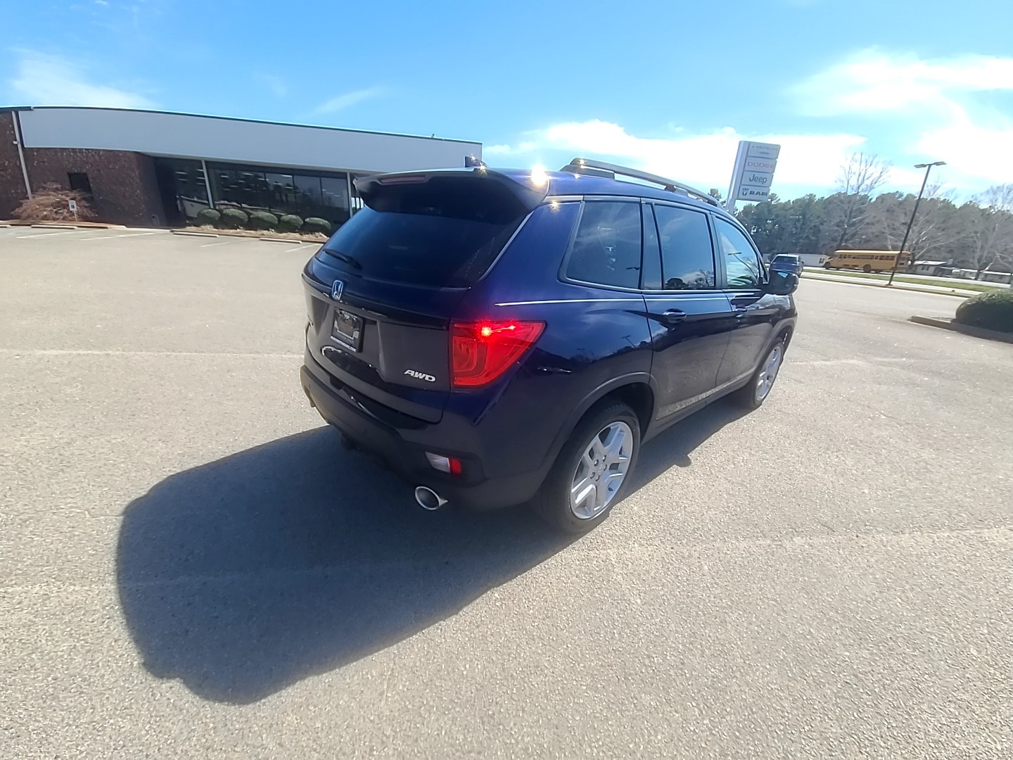2025 Honda Passport EX-L Blue at Burns Honda