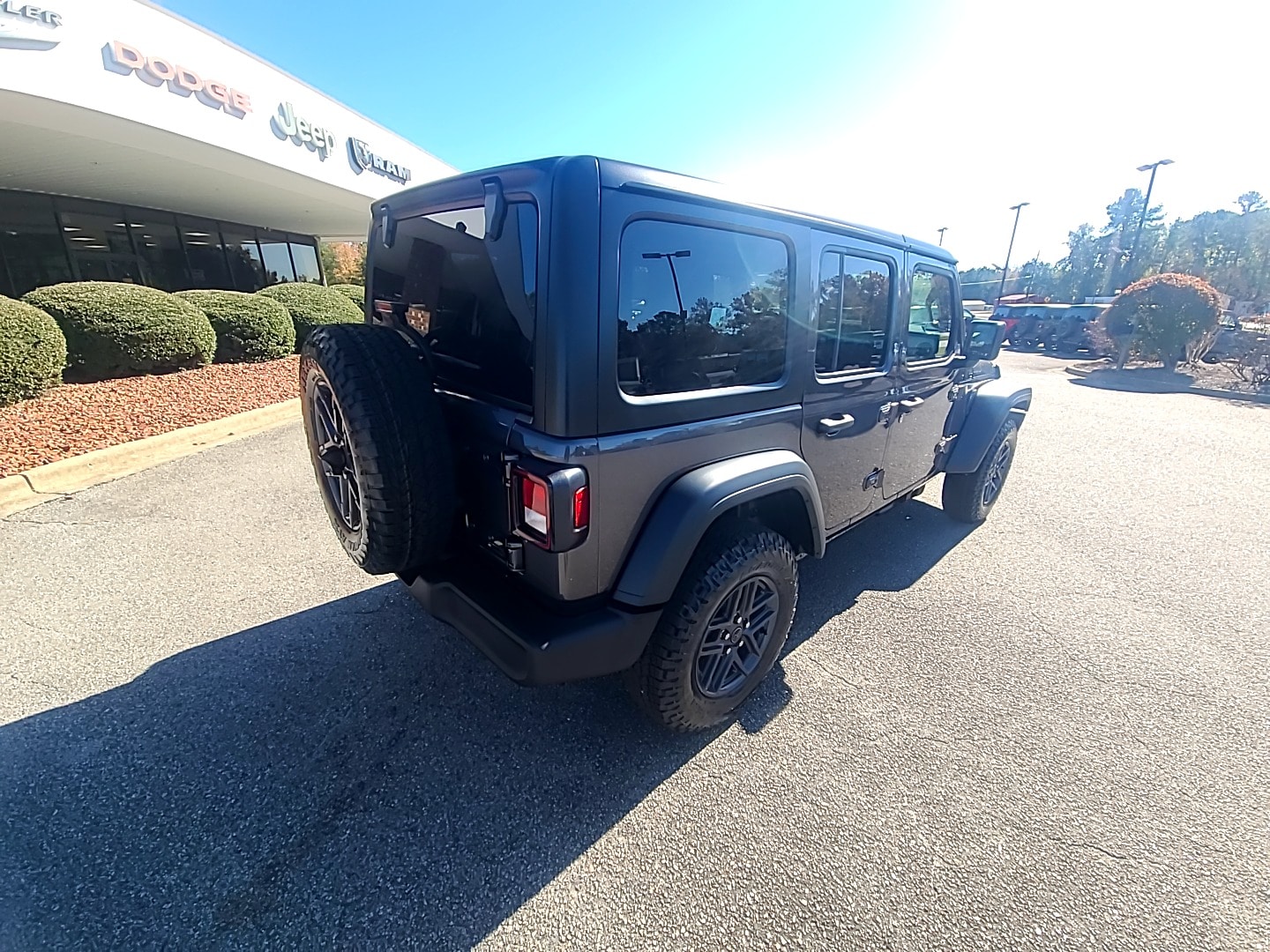 2026 Jeep Wrangler 4-DOOR SPORT S granite crystal metallic clearcoat at Griffin CDJR