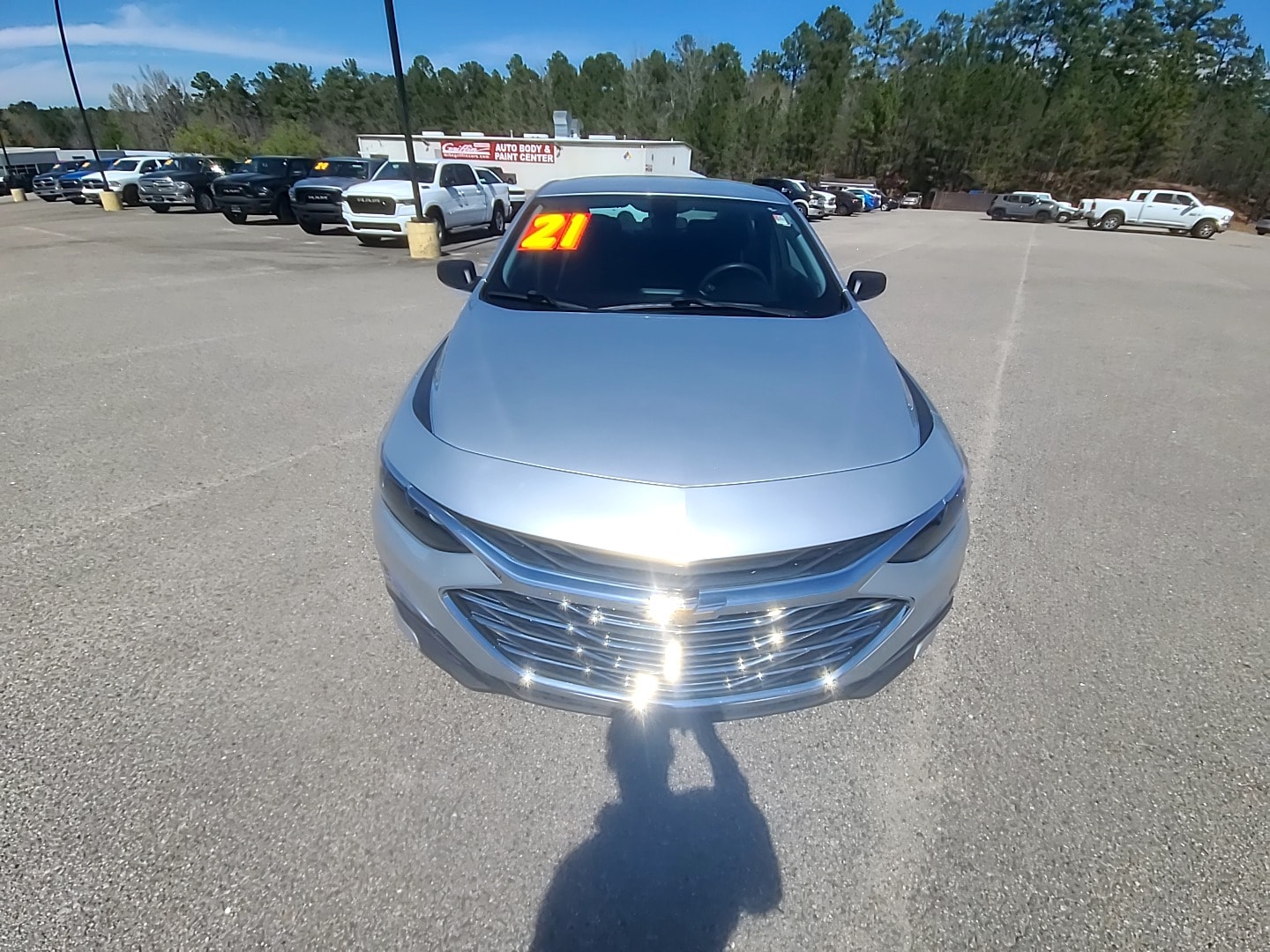 Used 2021 Chevrolet Malibu 1LS with VIN 1G1ZB5ST1MF045787 for sale in Hamlet, NC
