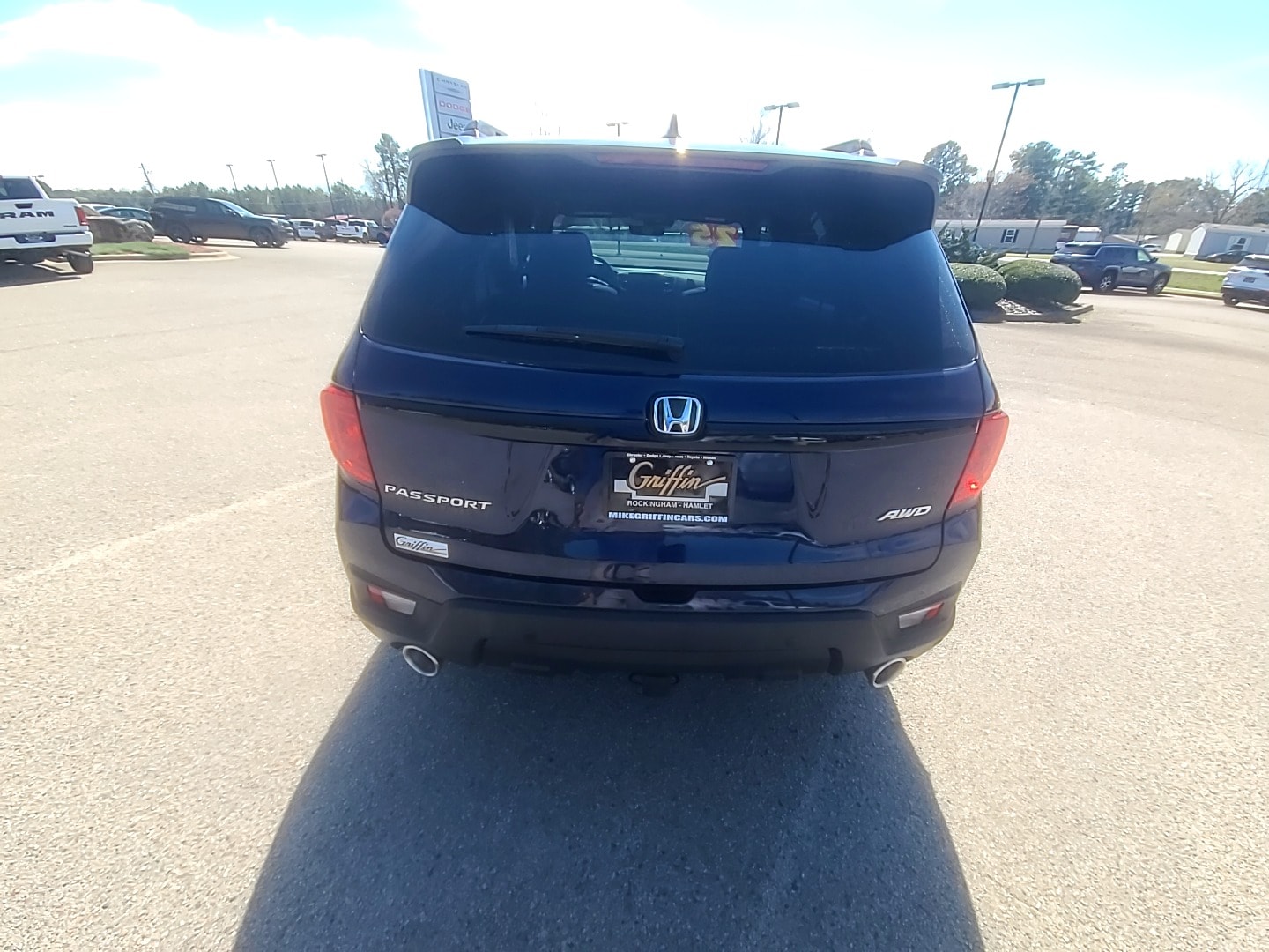 2025 Honda Passport EX-L Blue at Burns Honda