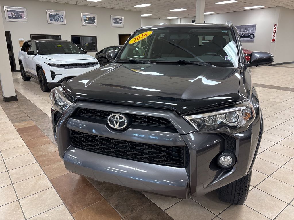 Used 2016 Toyota 4Runner SR5 with VIN JTEBU5JR6G5351950 for sale in Meadville, PA