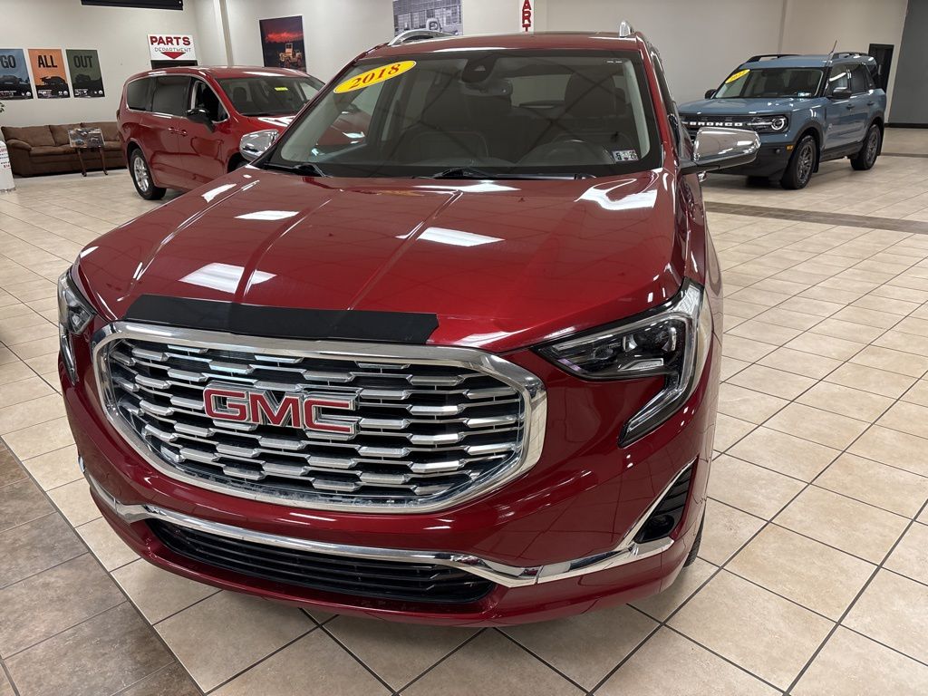 Used 2018 GMC Terrain Denali with VIN 3GKALXEX0JL208026 for sale in Meadville, PA