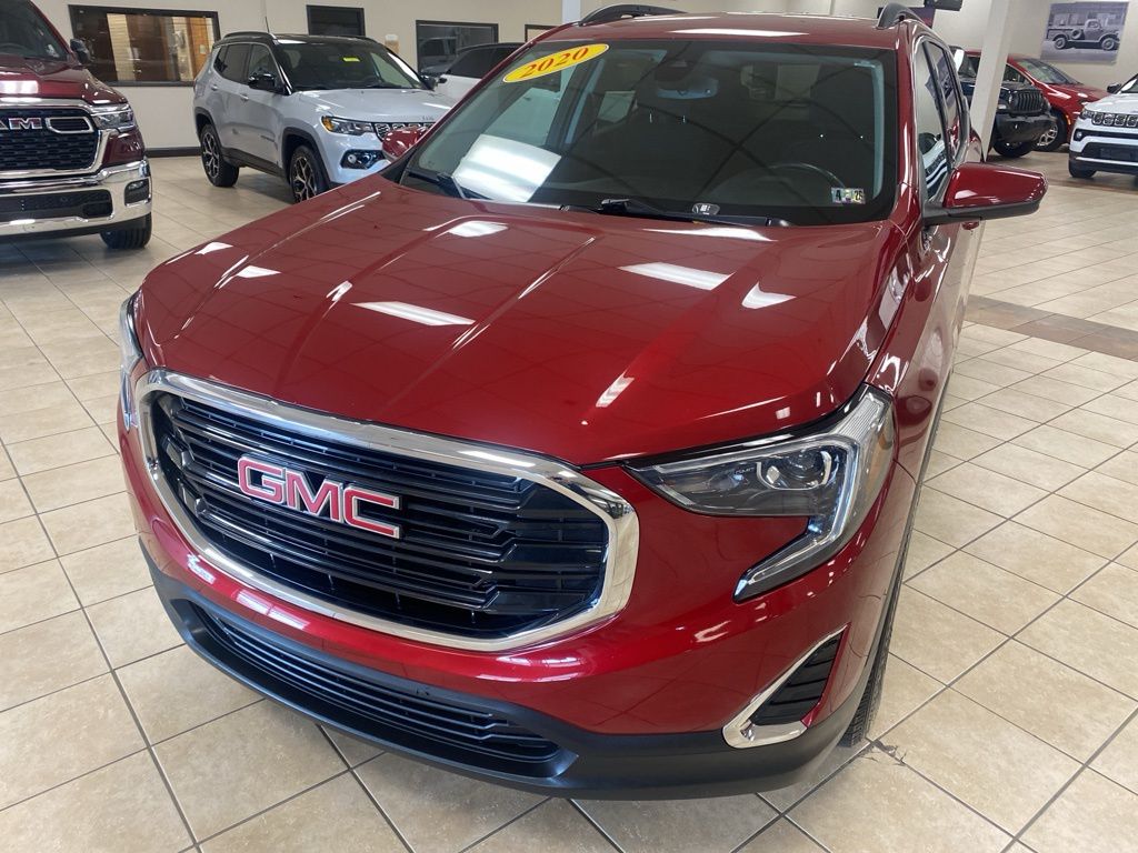 Used 2020 GMC Terrain SLE with VIN 3GKALTEV3LL153629 for sale in Meadville, PA