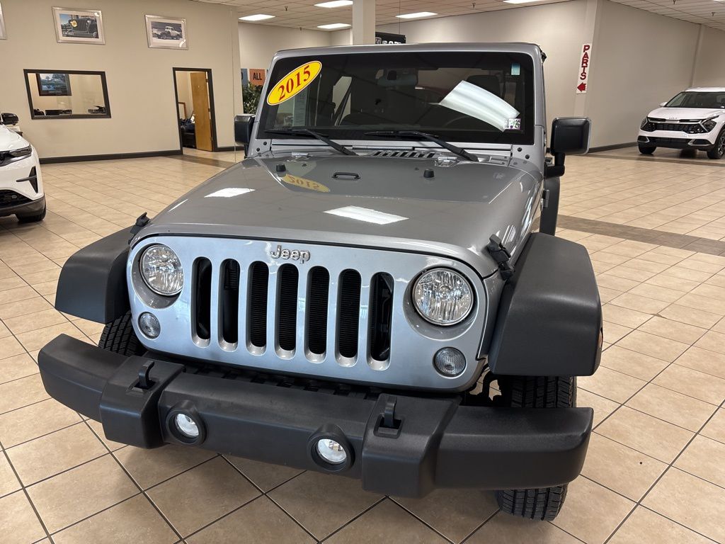 Used 2015 Jeep Wrangler Sport with VIN 1C4AJWAG6FL741874 for sale in Meadville, PA