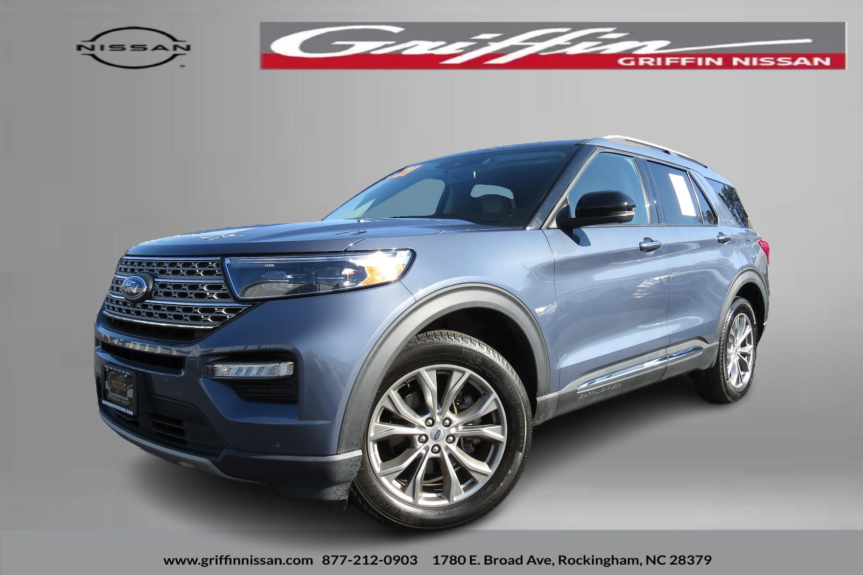 Used 2021 Ford Explorer Limited with VIN 1FMSK8FH3MGB05560 for sale in Rockingham, NC