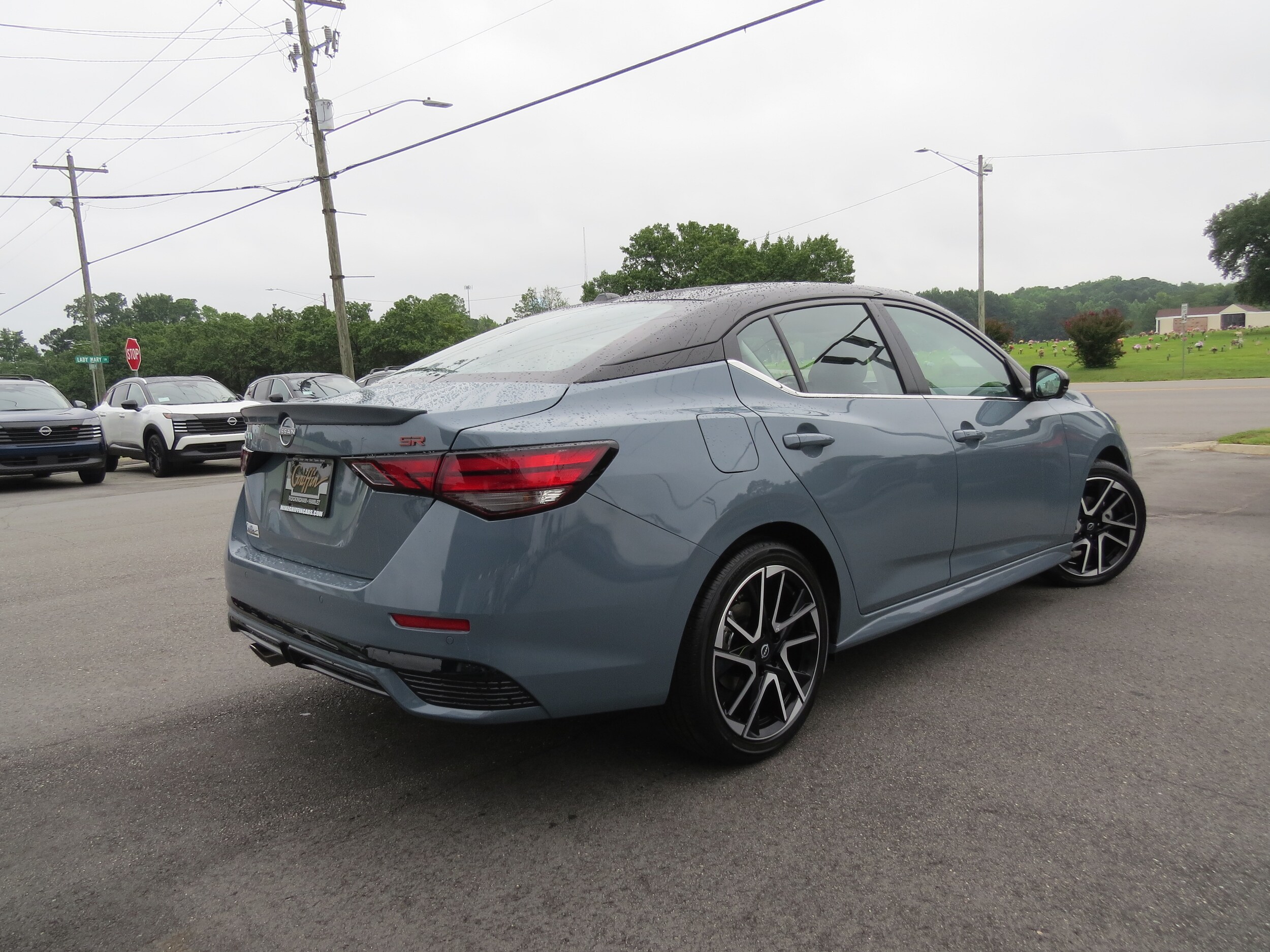2025 Nissan Sentra SR Atlantic Gray/Super Black at Griffin Nissan