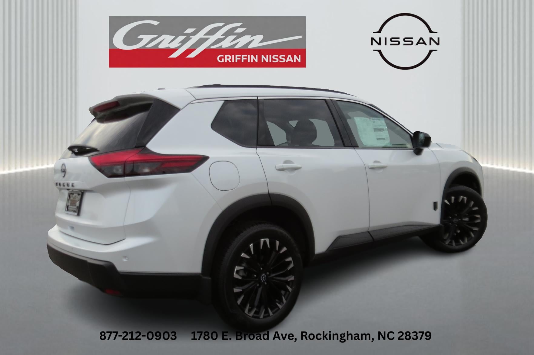2026 Nissan Rogue Dark Armor Everest White Pearl Tricoat at Griffin Nissan