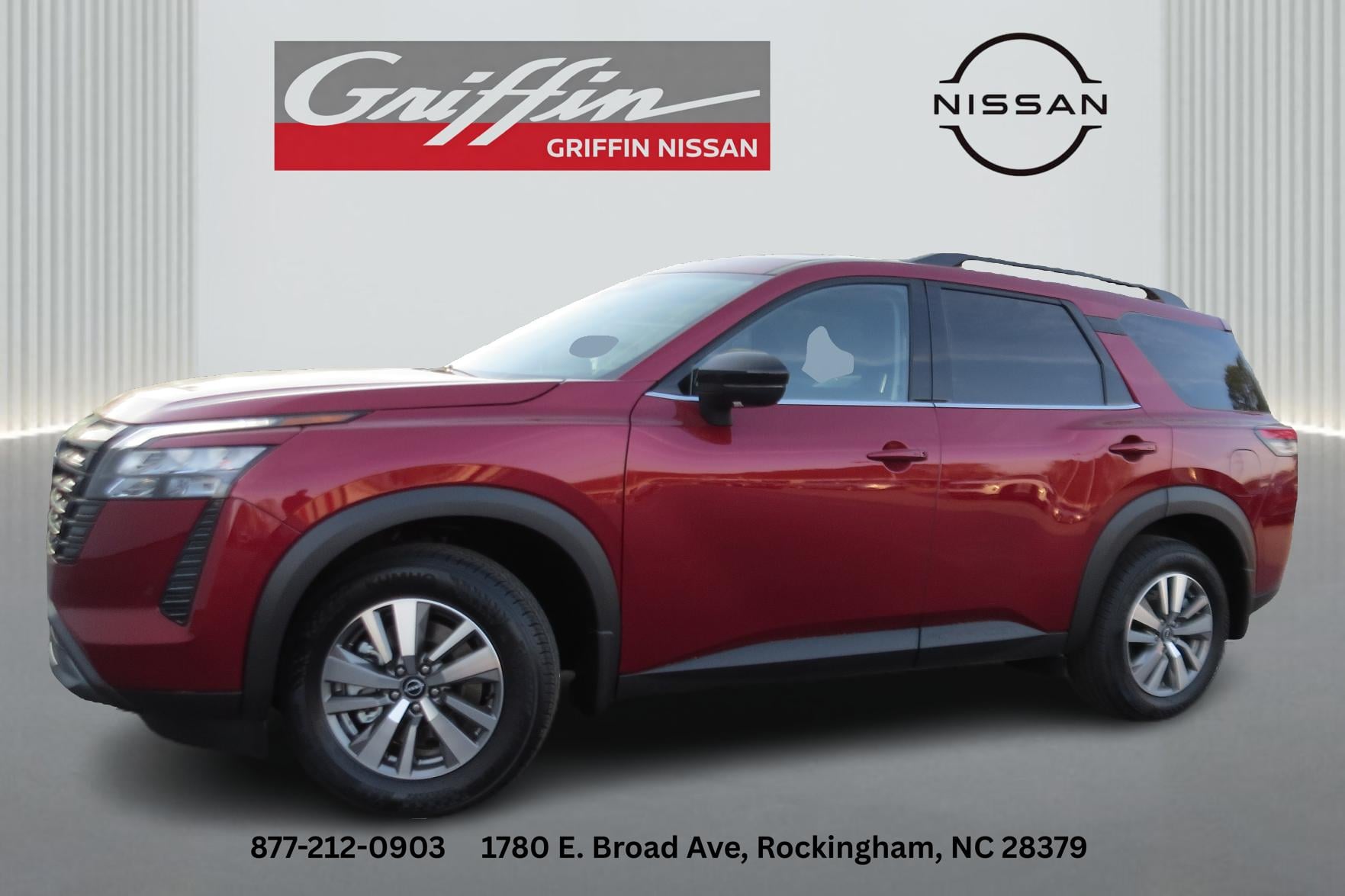 2026 Nissan Pathfinder SL Scarlet Ember Tintcoat at Griffin Nissan