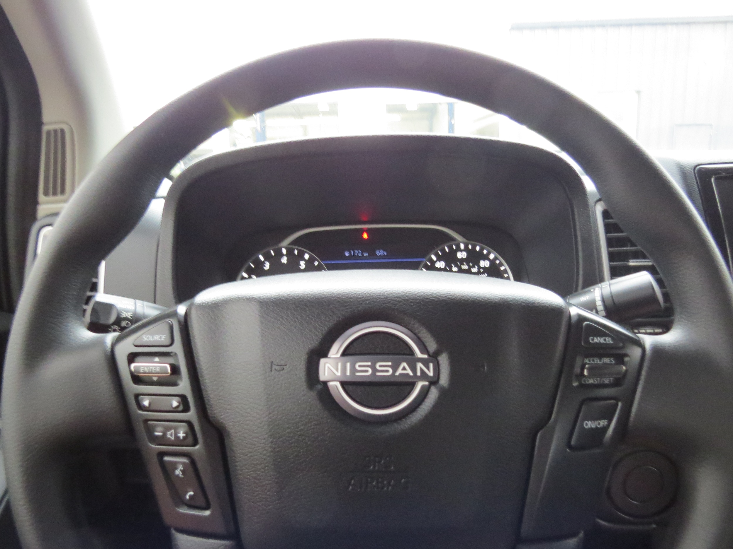 2024 Nissan Frontier SV Cardinal Red Metallic Tricoat at Griffin Nissan