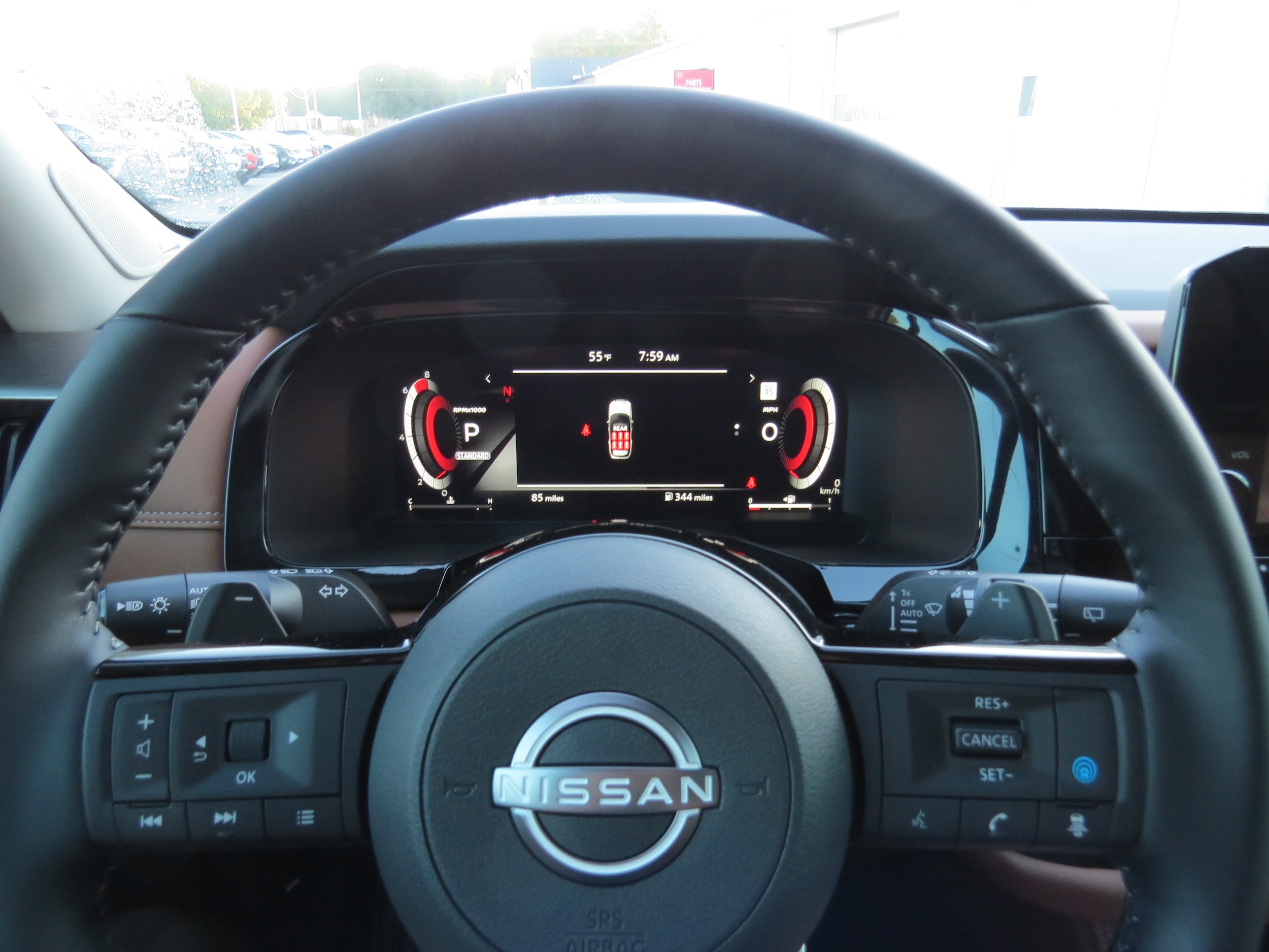 2025 Nissan Pathfinder Platinum Everest White Pearl Tricoat at Griffin Nissan