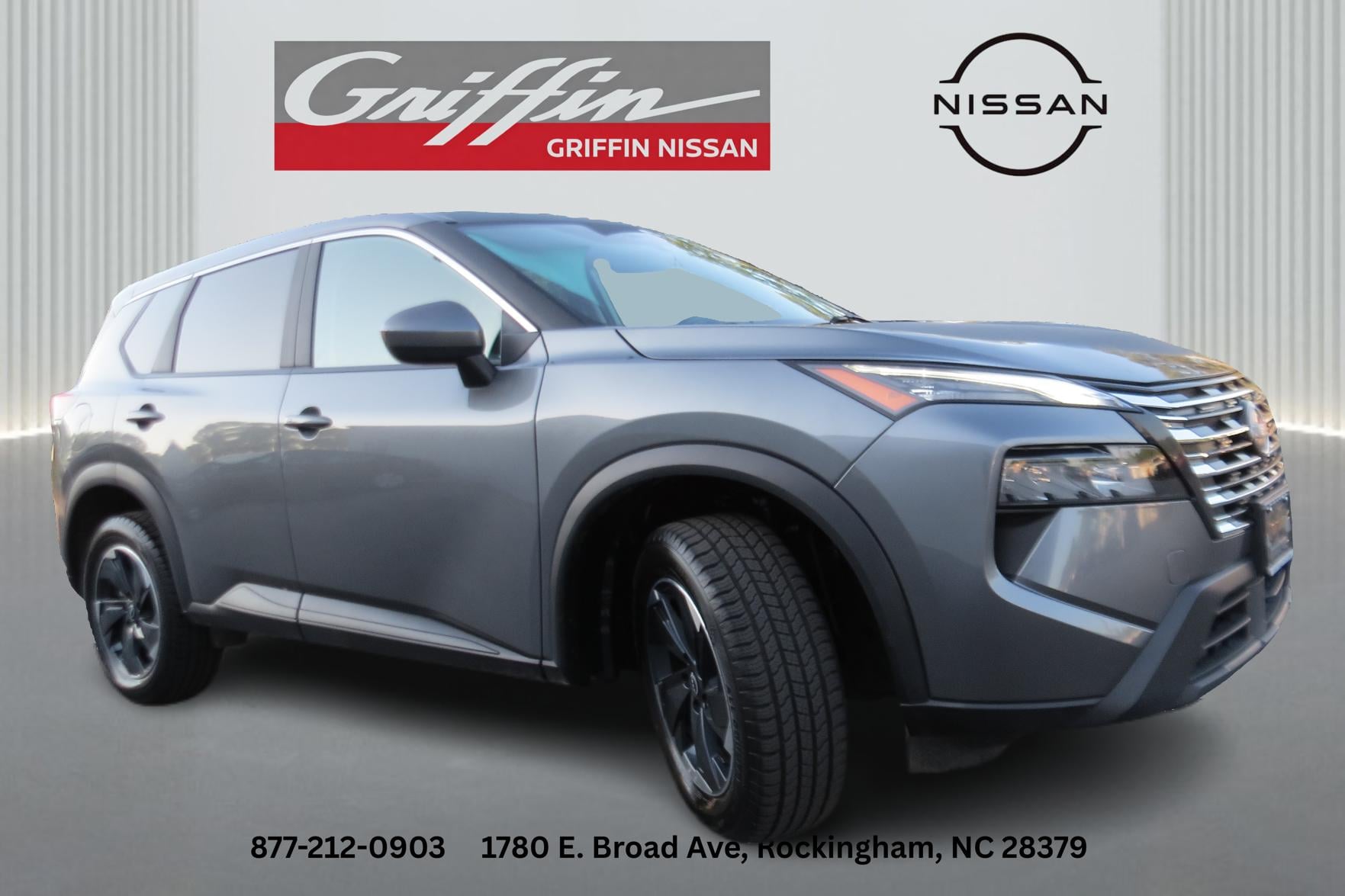 2024 Nissan Rogue SV Gun Metallic at Griffin Nissan