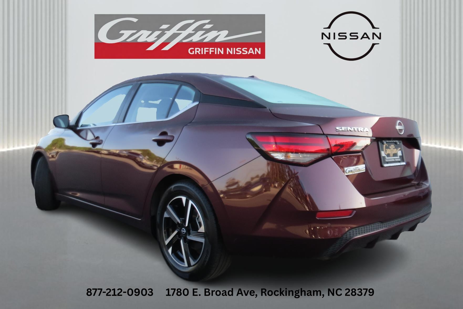 2025 Nissan Sentra SV Rosewood Metallic at Griffin CDJR