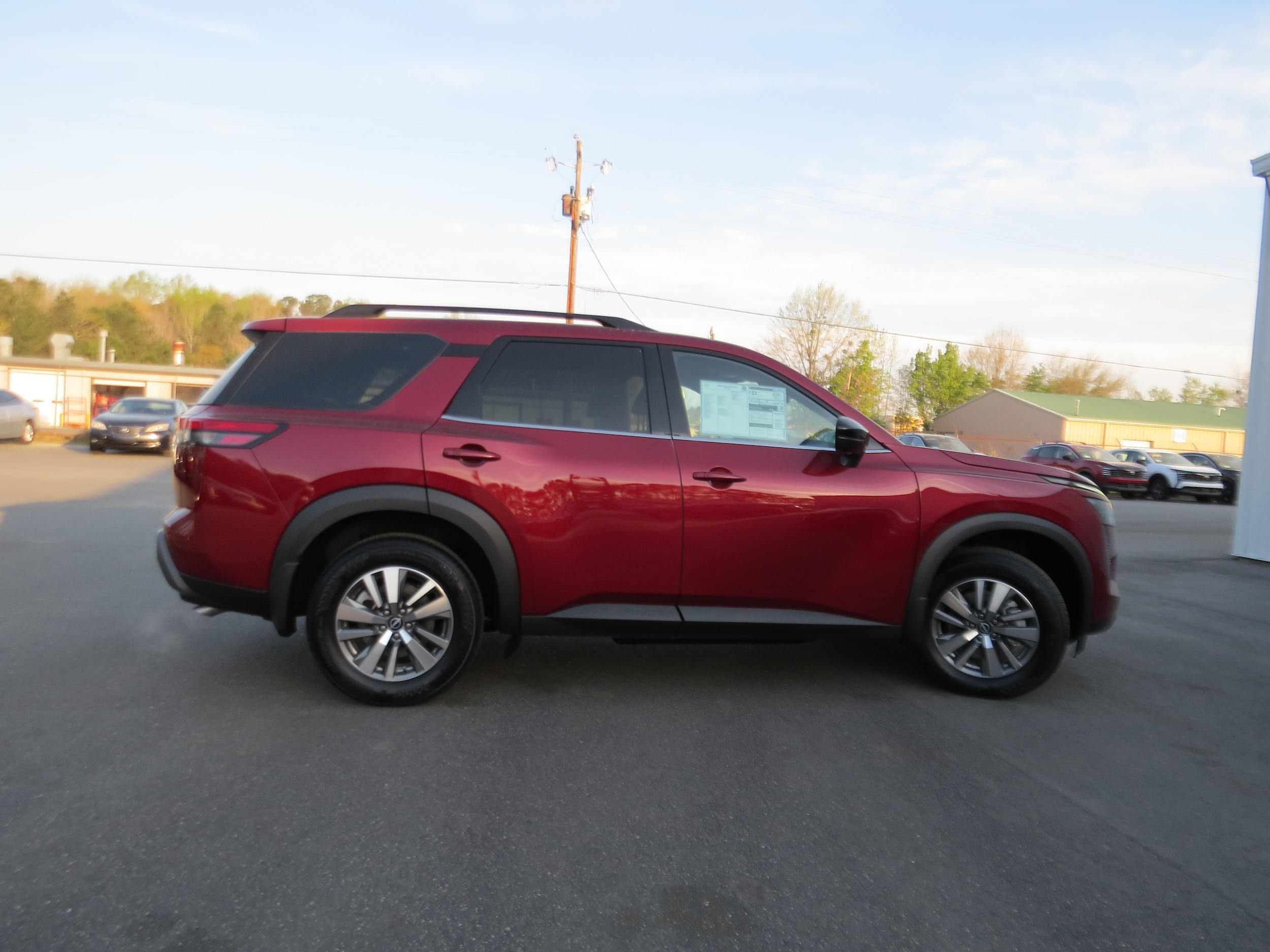 2026 Nissan Pathfinder SL Scarlet Ember Tintcoat at Griffin Nissan