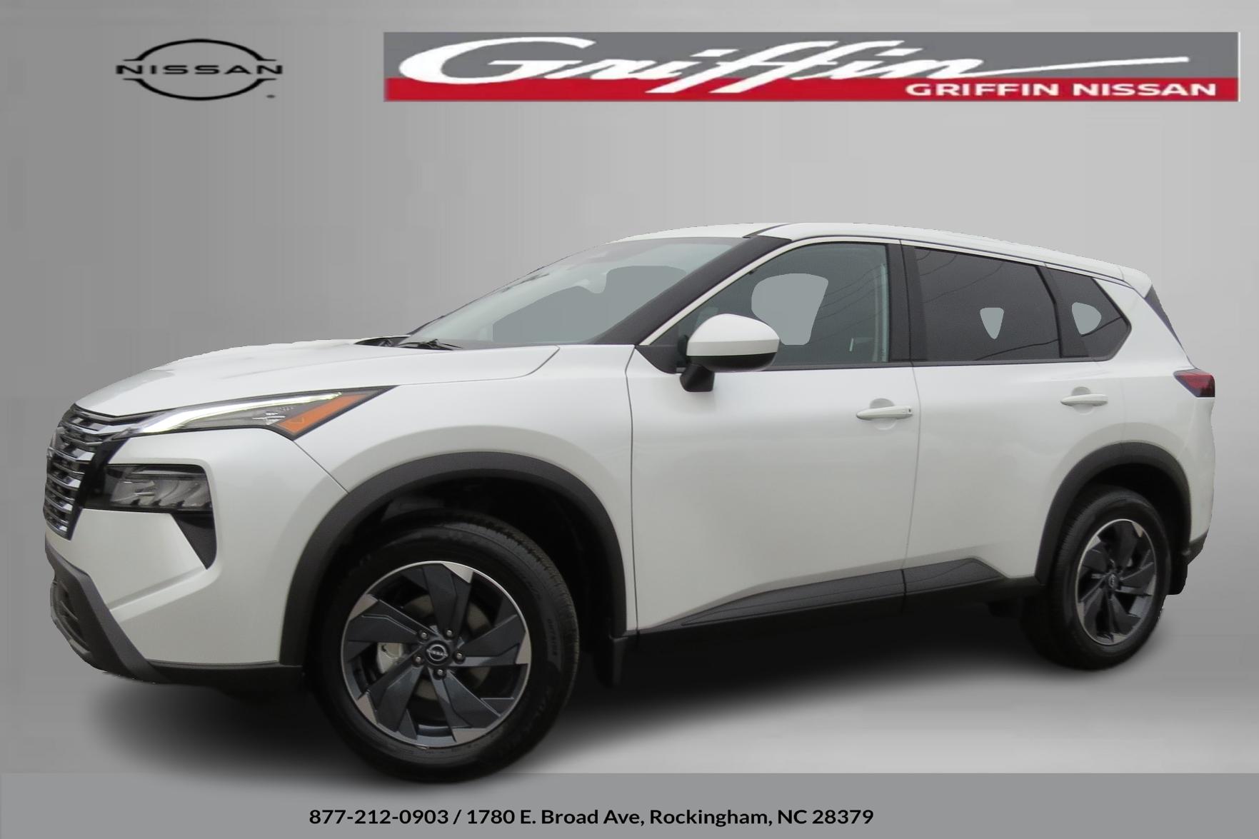 2026 Nissan Rogue SV Everest White Pearl Tricoat at Griffin Nissan