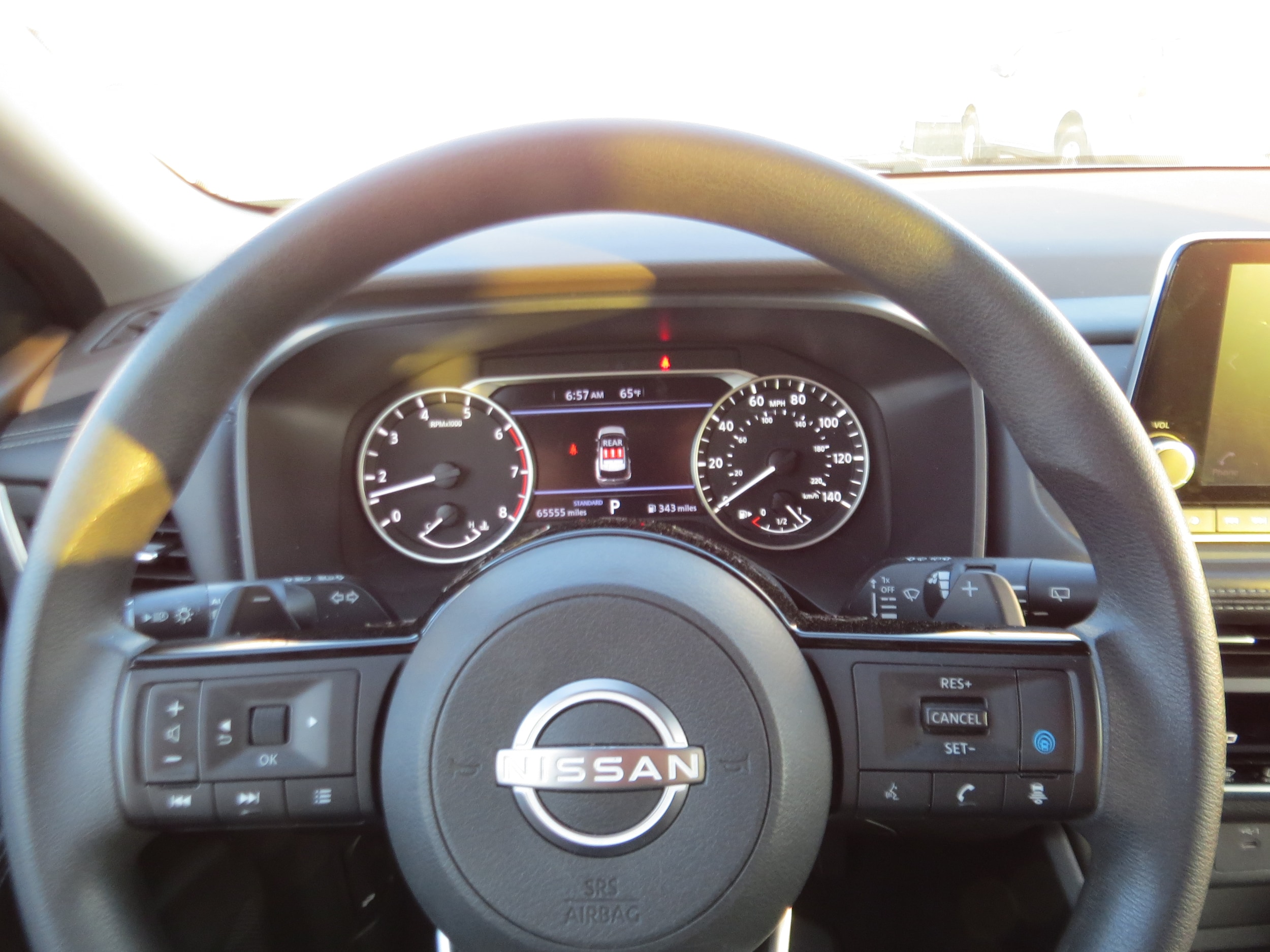 2023 Nissan Rogue SV Pearl White Tricoat at Griffin Nissan