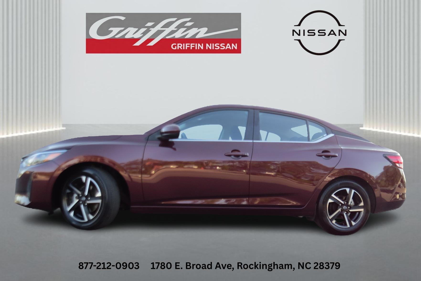 2025 Nissan Sentra SV Rosewood Metallic at Griffin CDJR