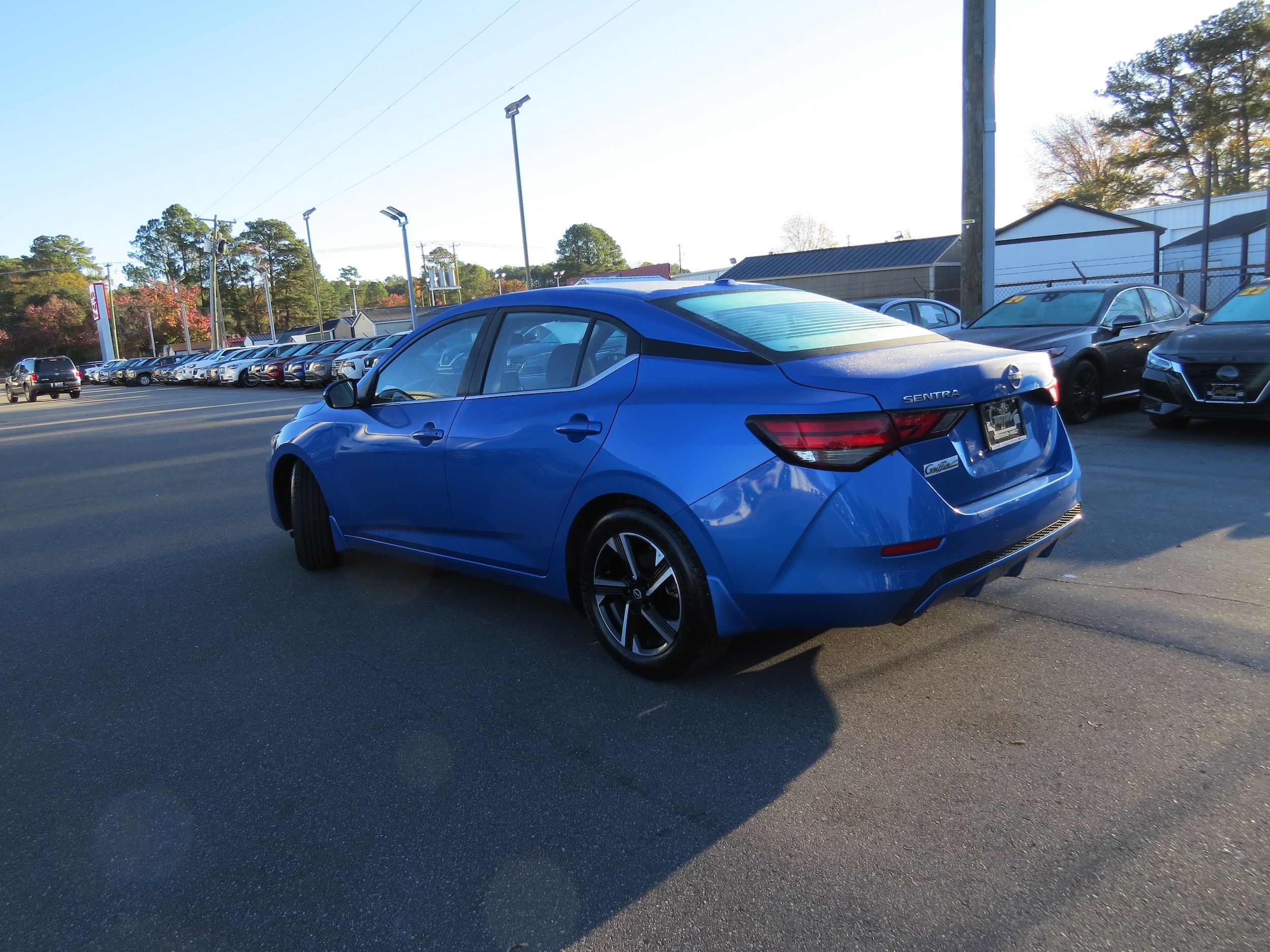2024 Nissan Sentra SV Electric Blue Metallic at Griffin Nissan