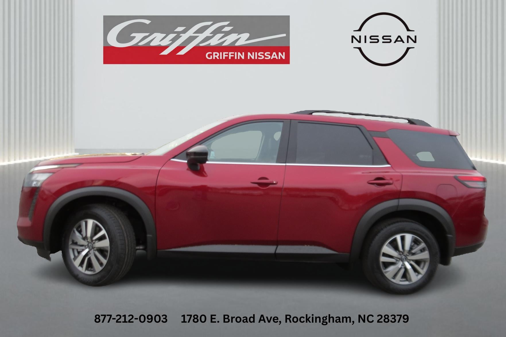 2026 Nissan Pathfinder SL Scarlet Ember Tintcoat at Griffin Nissan