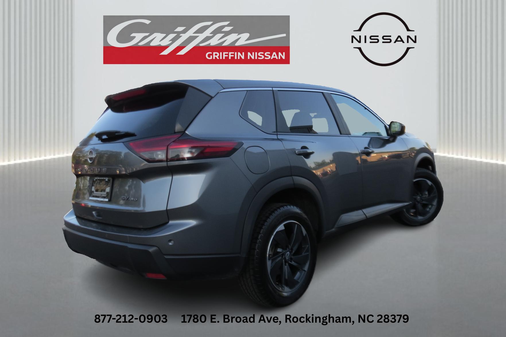 2024 Nissan Rogue SV Gun Metallic at Griffin Nissan
