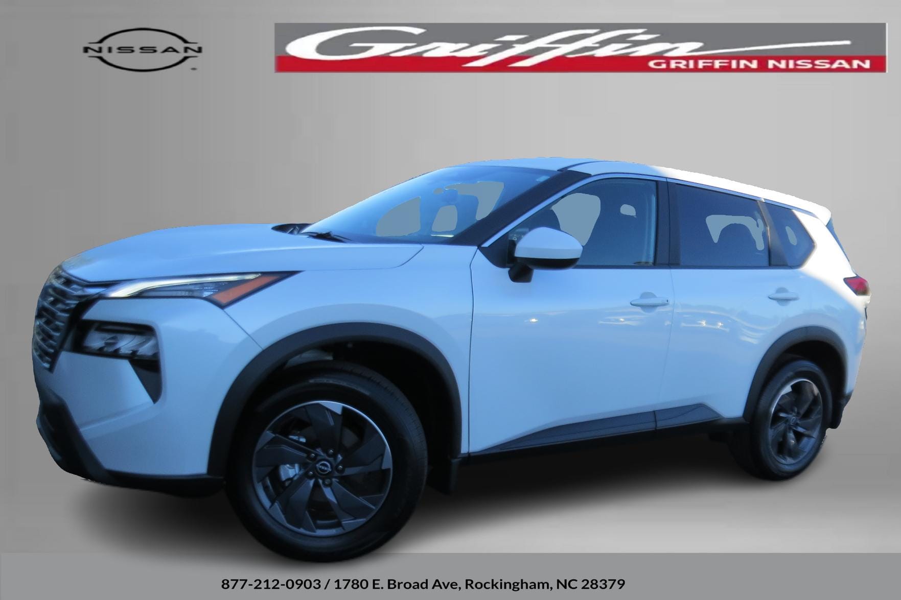 2026 Nissan Rogue SV Everest White Pearl Tricoat at Griffin Nissan