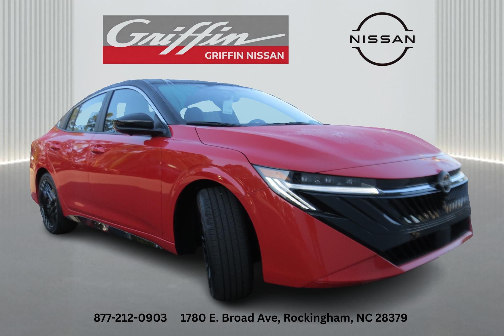 2026 Nissan Sentra SR Energetic Ember/Super Black at Griffin Nissan