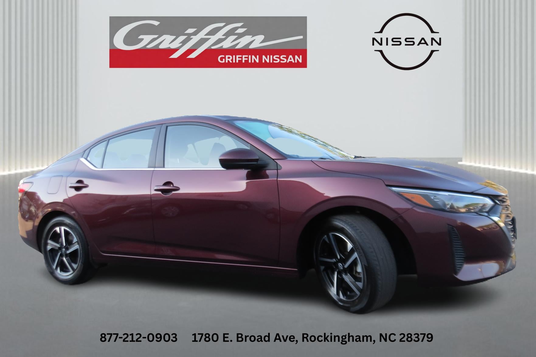 2025 Nissan Sentra SV Rosewood Metallic at Griffin CDJR