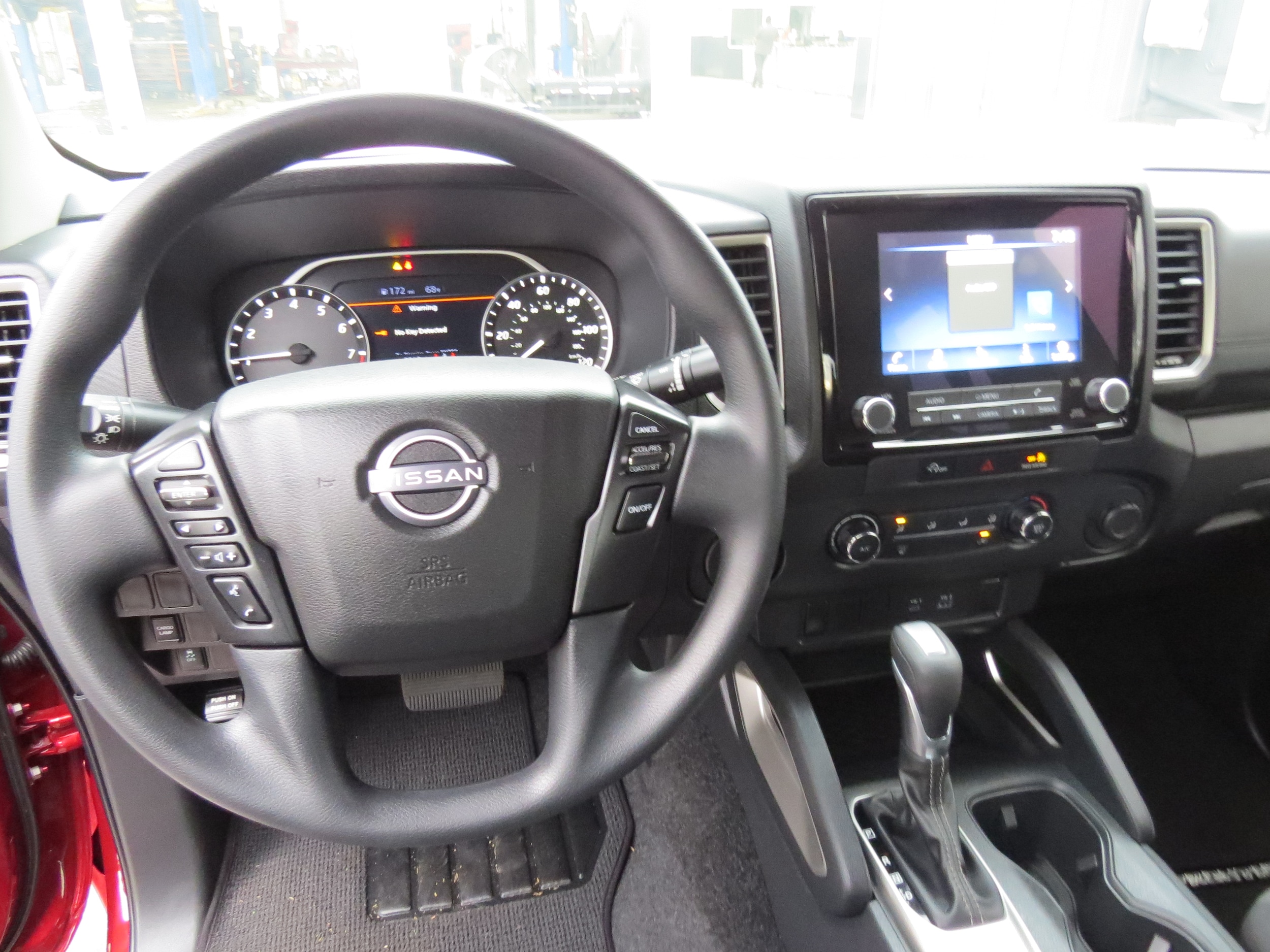 2024 Nissan Frontier SV Cardinal Red Metallic Tricoat at Griffin Nissan