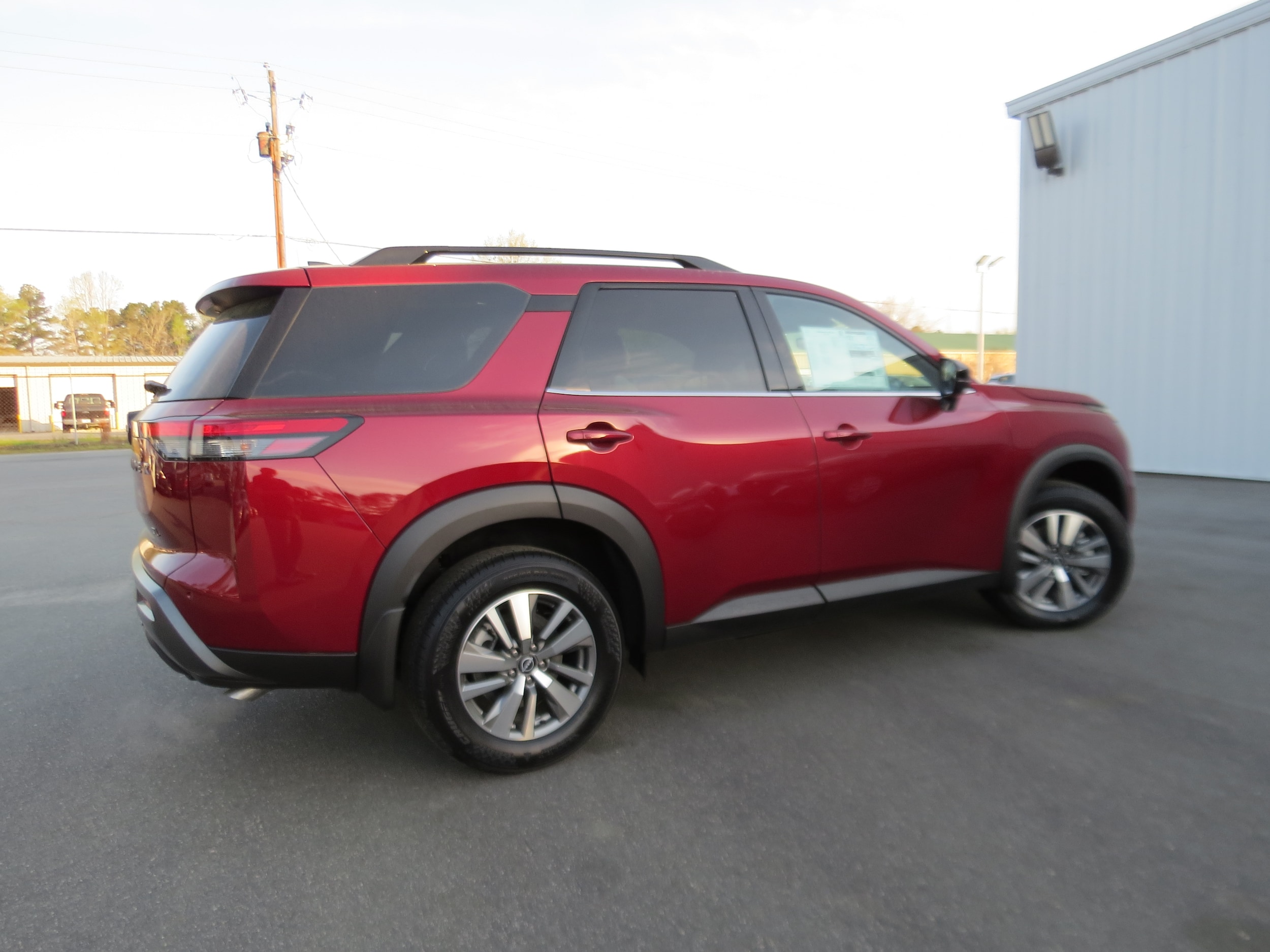 2026 Nissan Pathfinder SL Scarlet Ember Tintcoat at Griffin Nissan