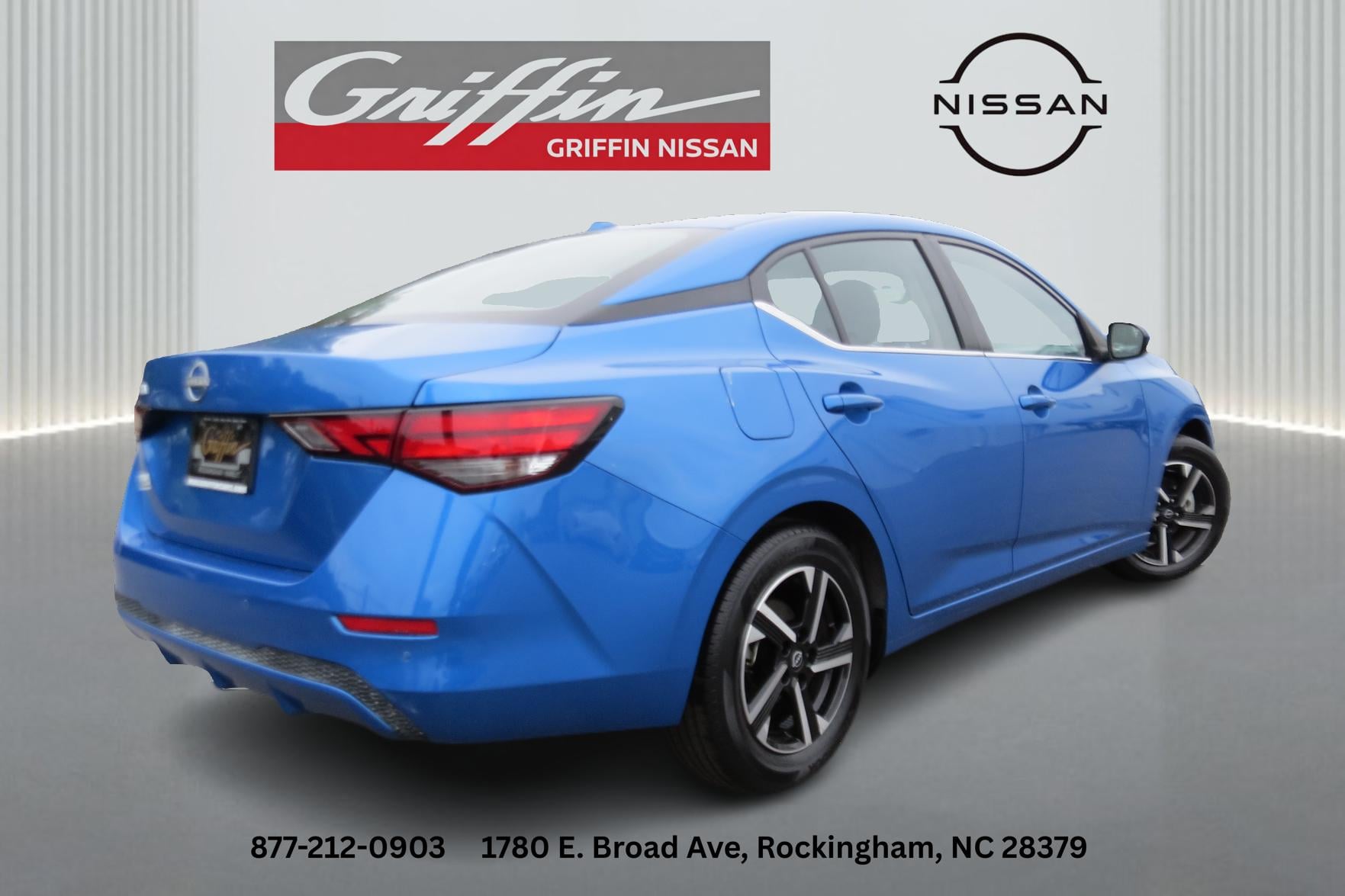 2025 Nissan Sentra SV Electric Blue Metallic at Griffin CDJR