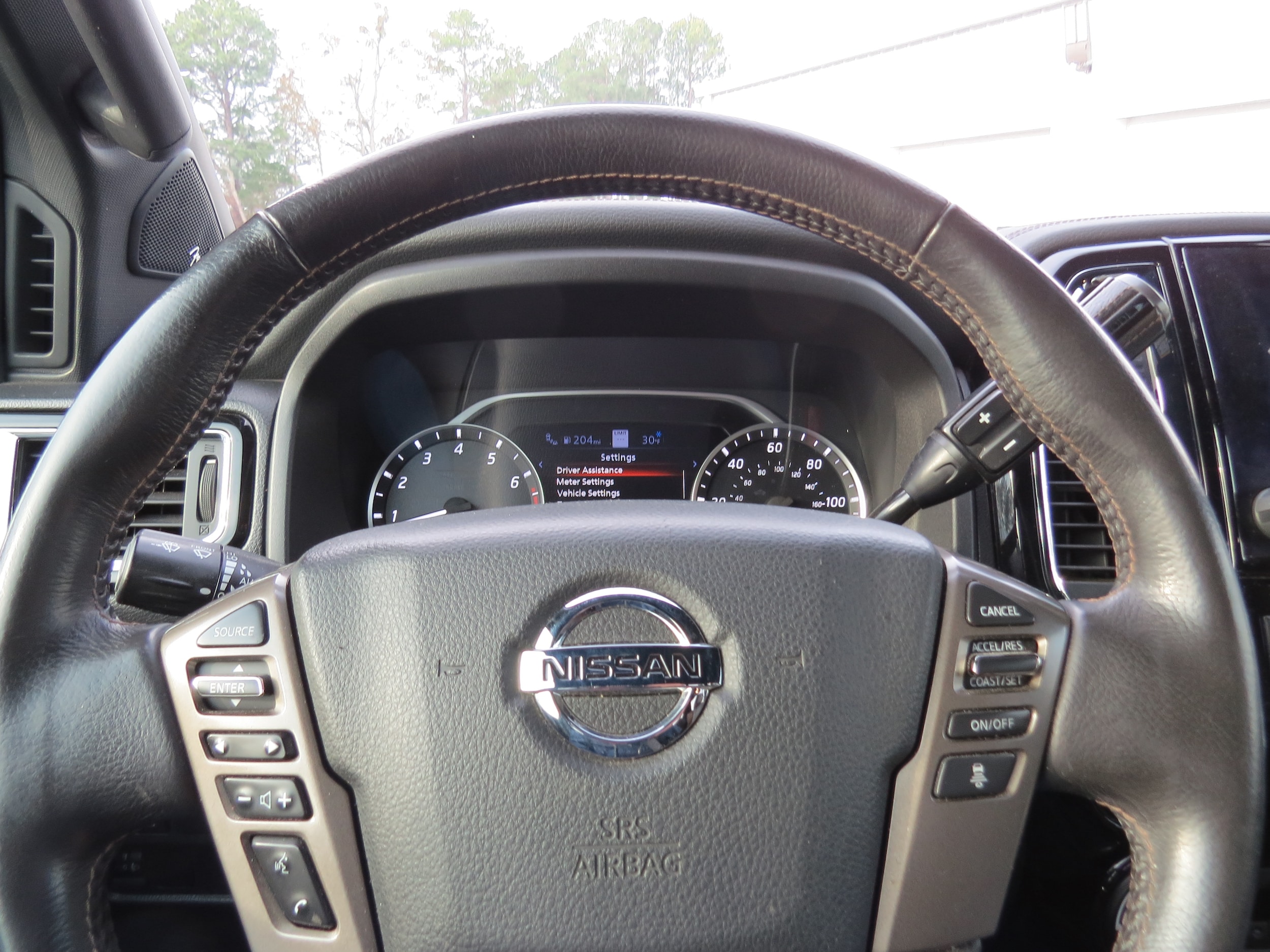 2022 Nissan Titan Platinum Reserve Pearl White at Griffin Nissan