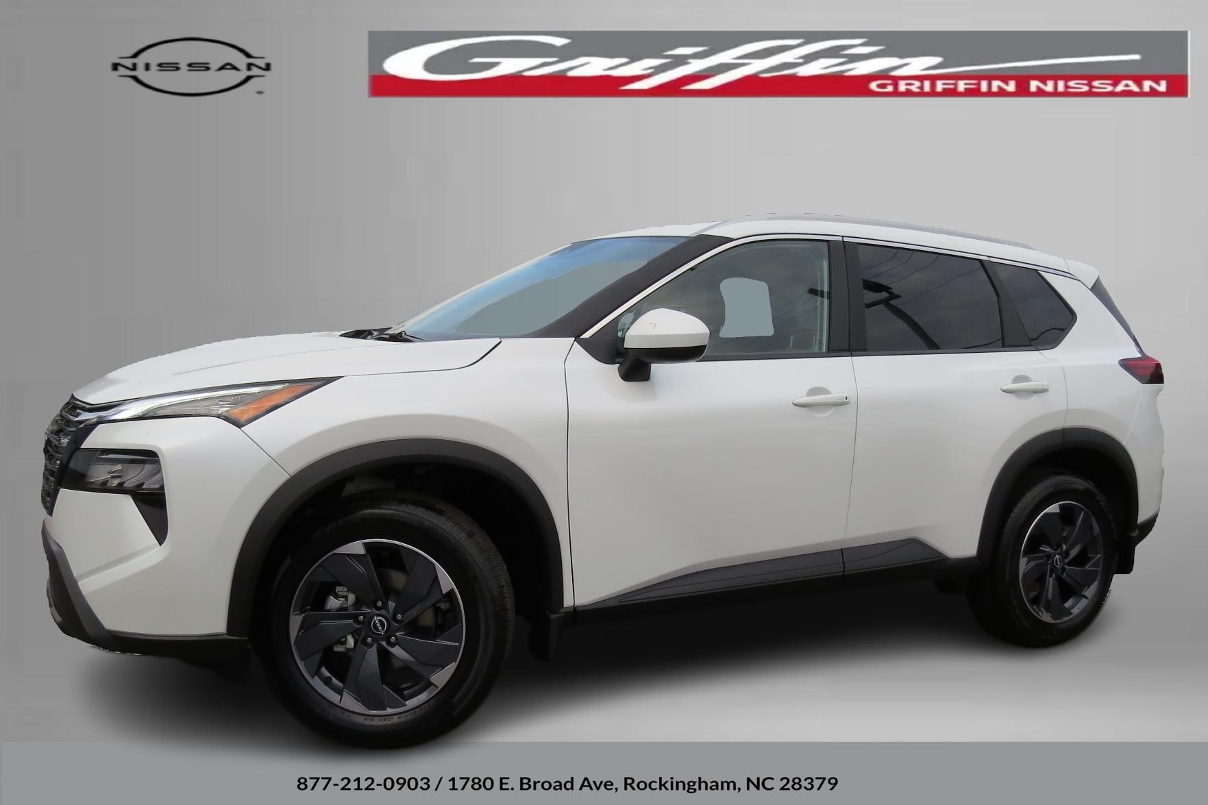 2026 Nissan Rogue SV Everest White Pearl Tricoat at Griffin Nissan
