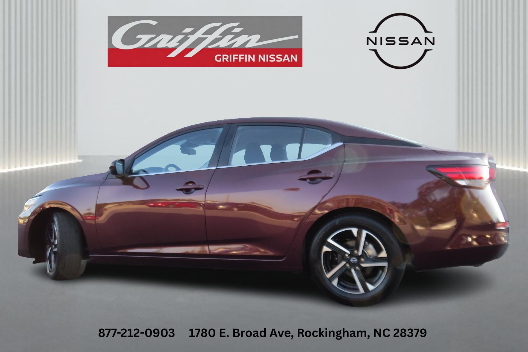 2025 Nissan Sentra SV Rosewood Metallic at Griffin CDJR