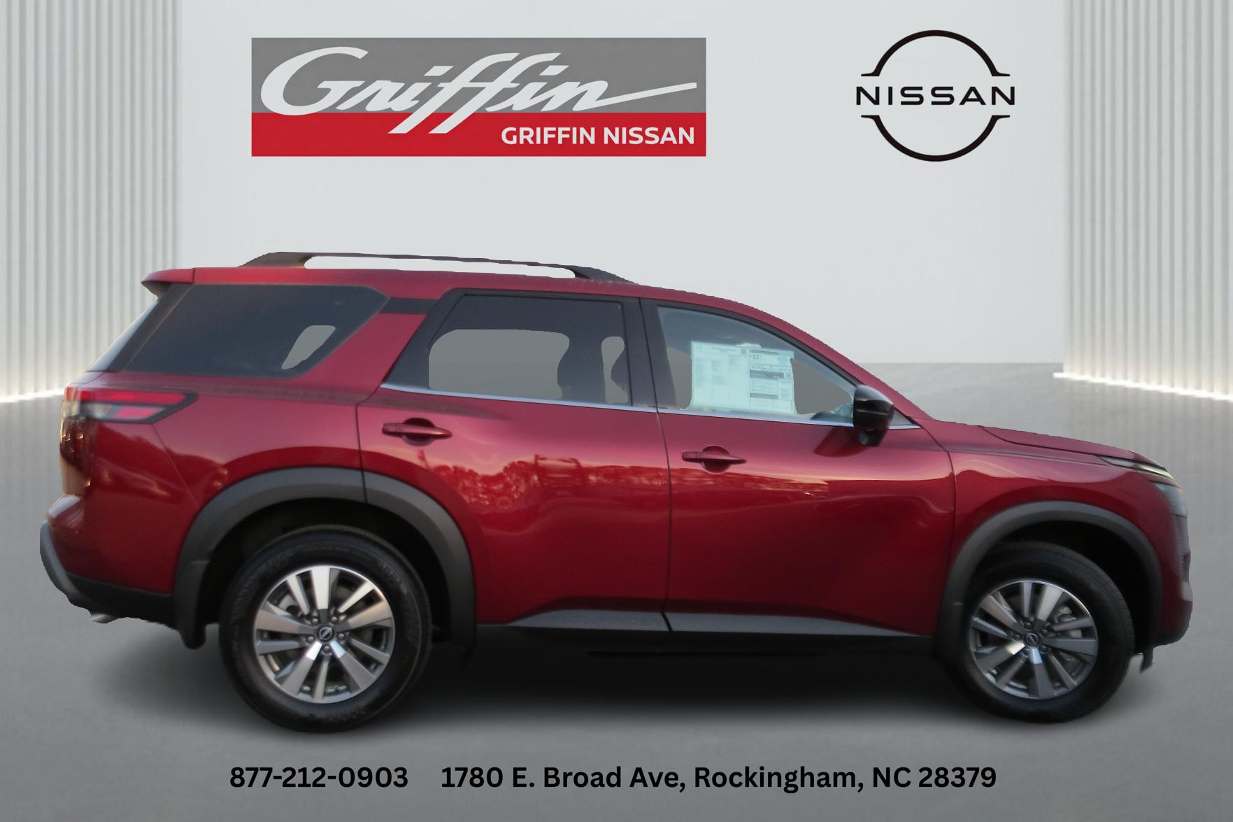 2026 Nissan Pathfinder SL Scarlet Ember Tintcoat at Griffin Nissan