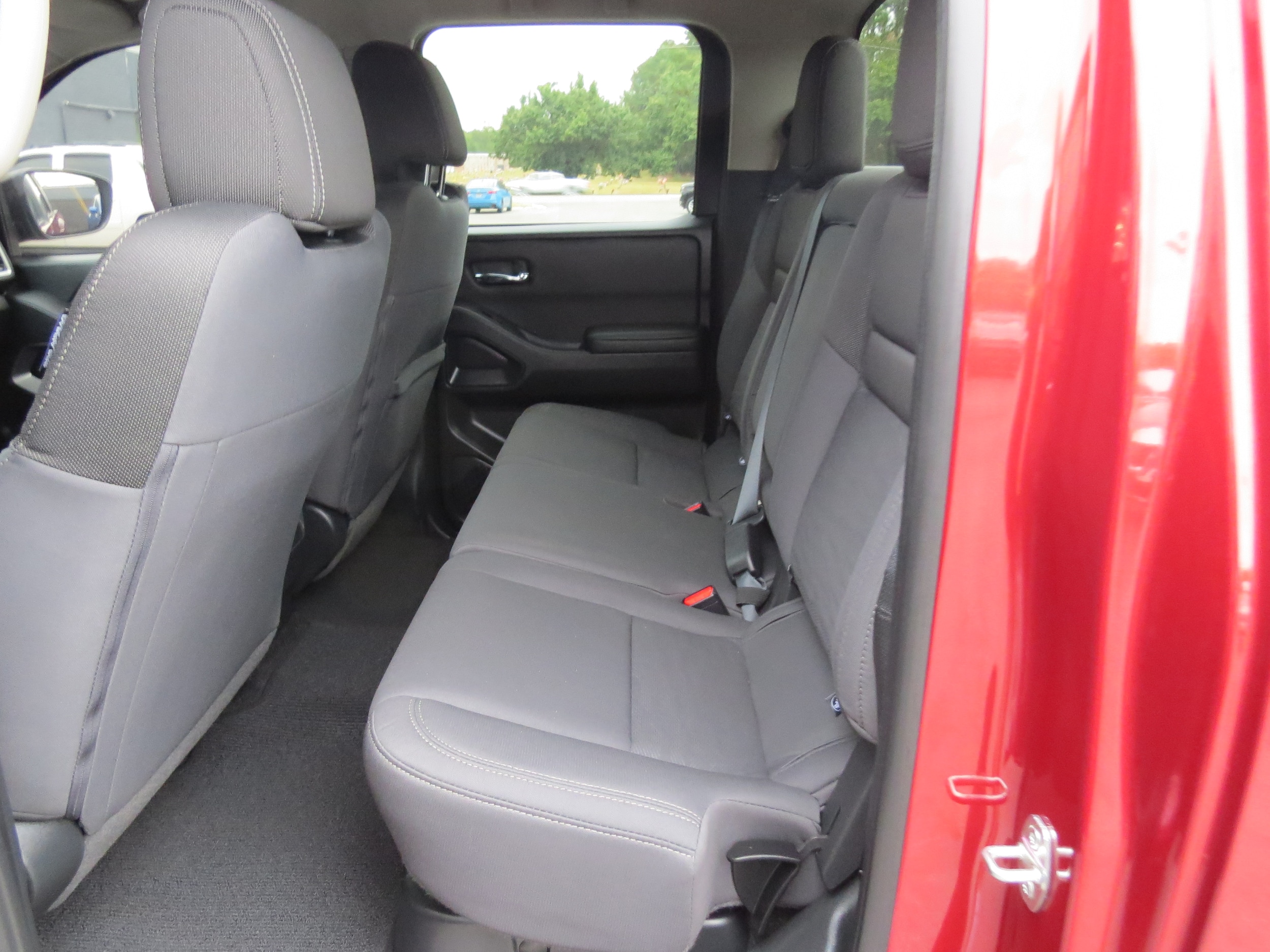 2024 Nissan Frontier SV Cardinal Red Metallic Tricoat at Griffin Nissan