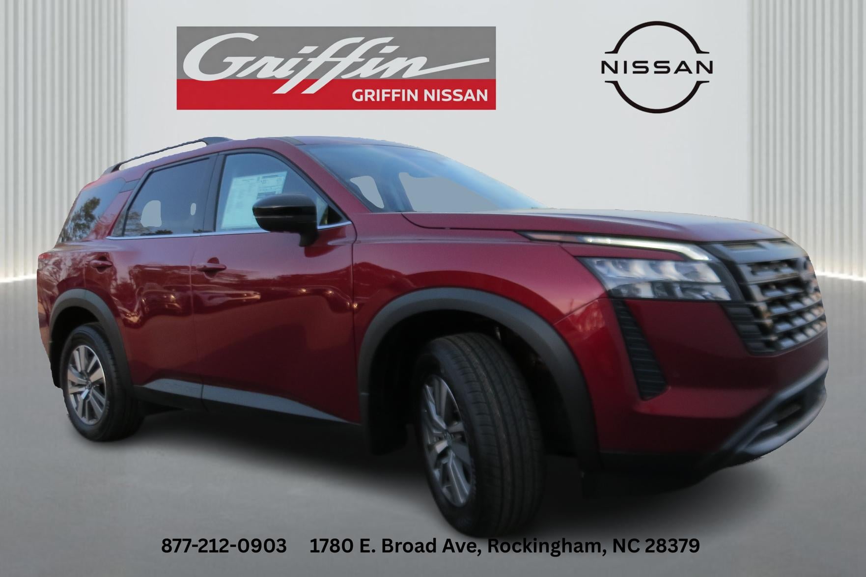 2026 Nissan Pathfinder SL Scarlet Ember Tintcoat at Griffin Nissan