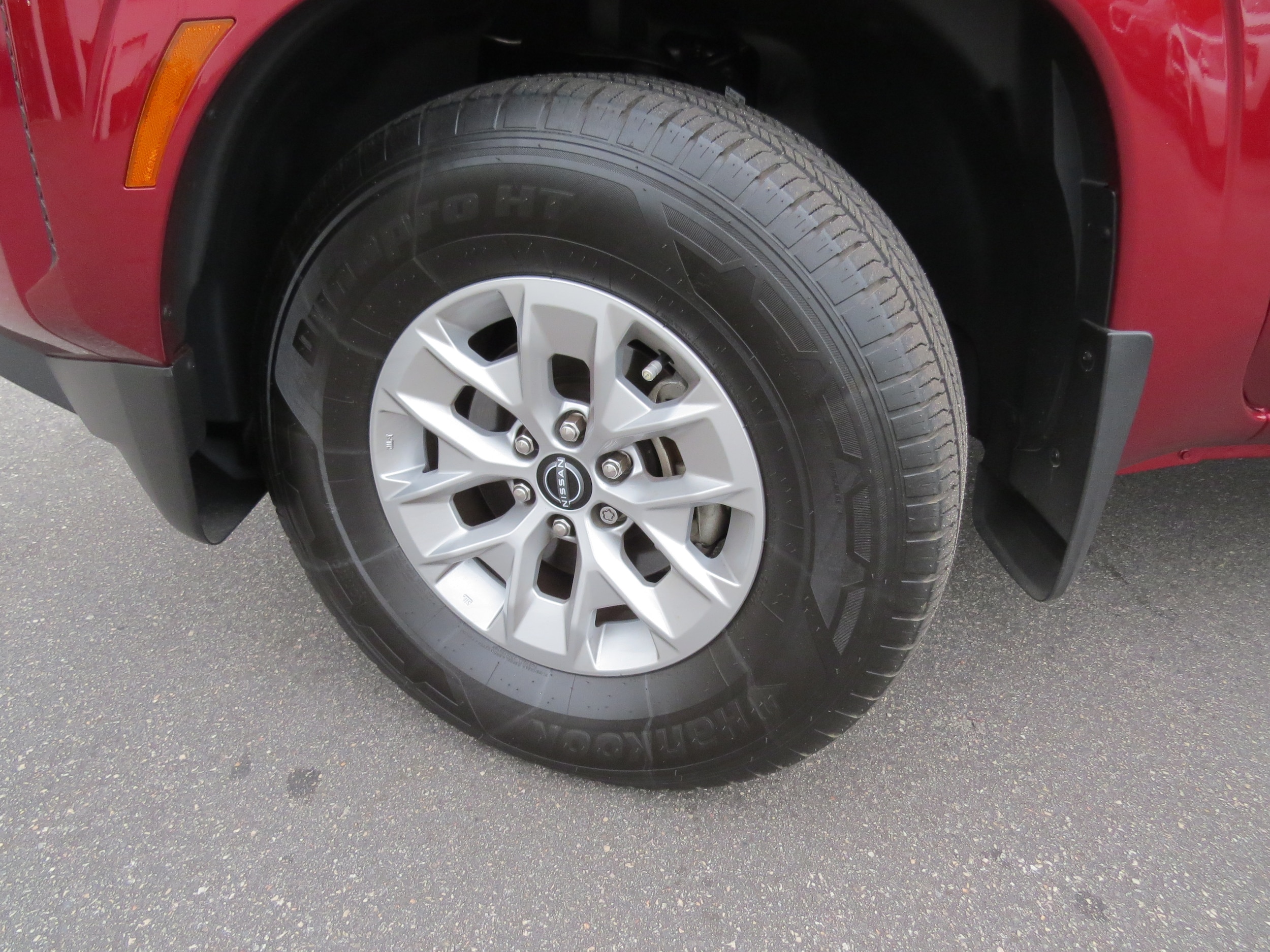 2024 Nissan Frontier SV Cardinal Red Metallic Tricoat at Griffin Nissan